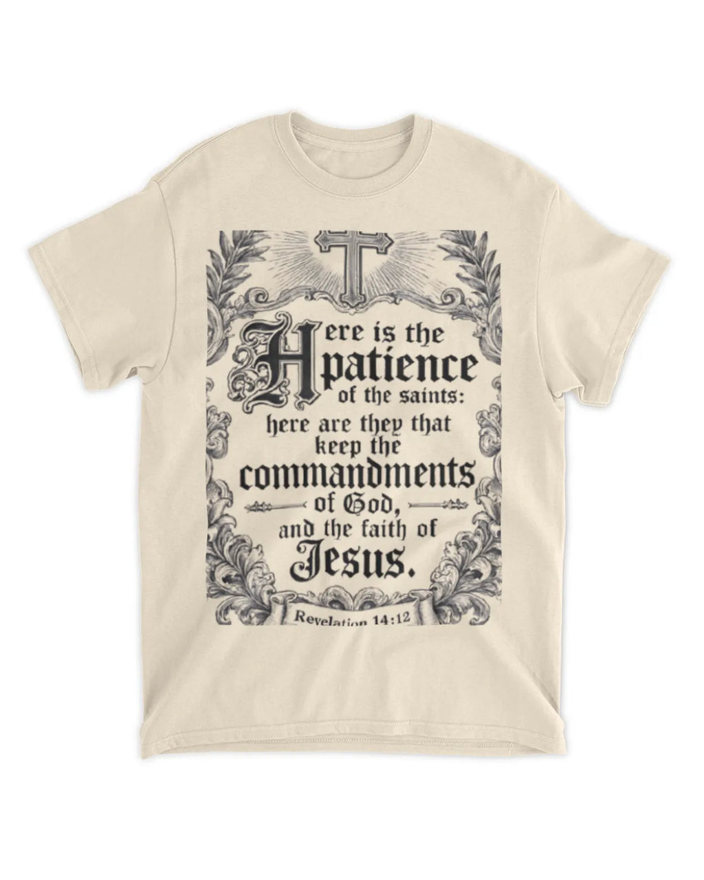 Revelation 14:12 T-Shirt Spiritual & Classic Tee