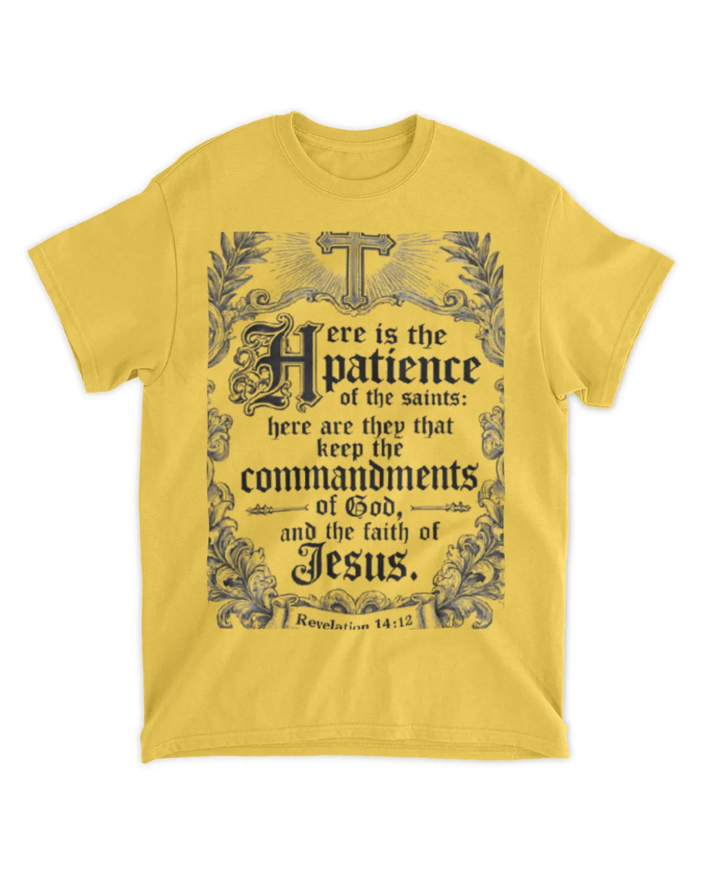 Revelation 14:12 T-Shirt Spiritual & Classic Tee