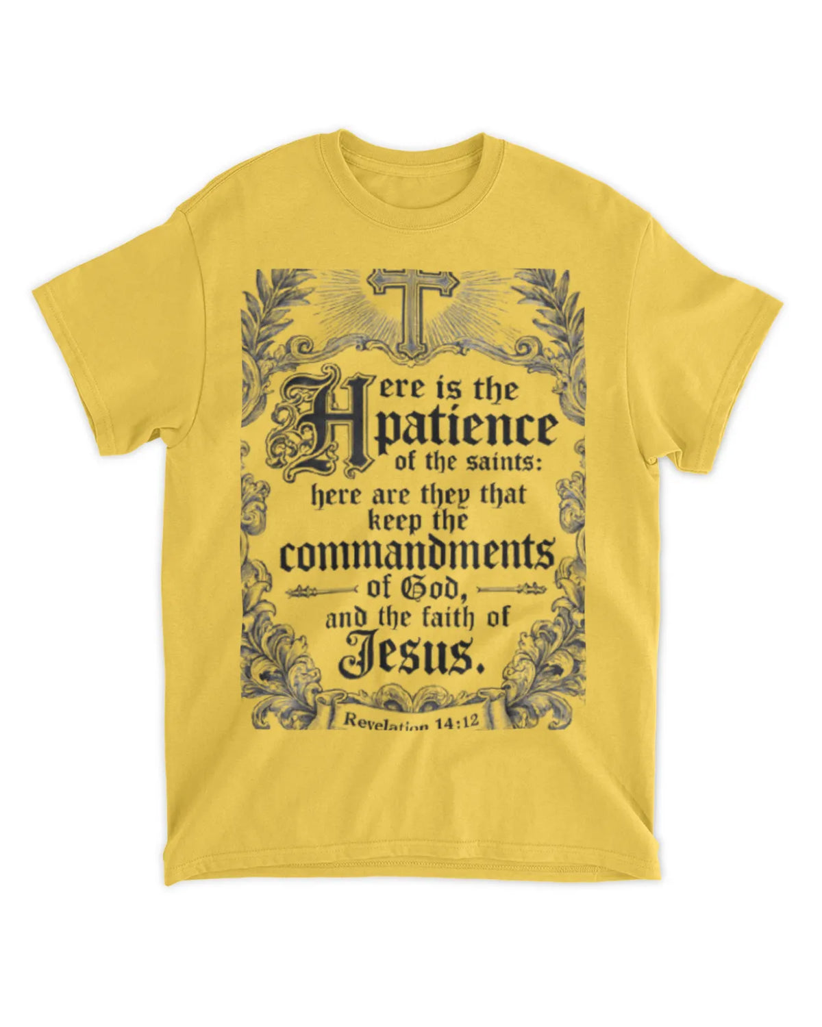 Revelation 14:12 T-Shirt Spiritual & Classic Tee