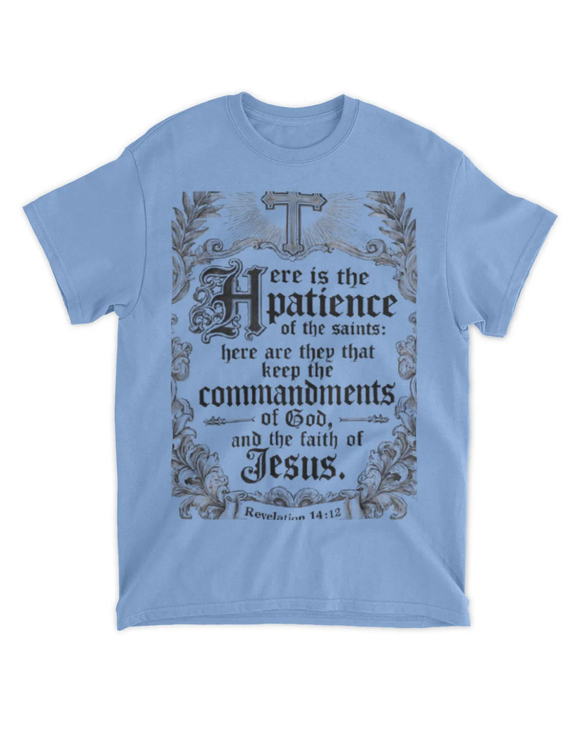 Revelation 14:12 T-Shirt Spiritual & Classic Tee