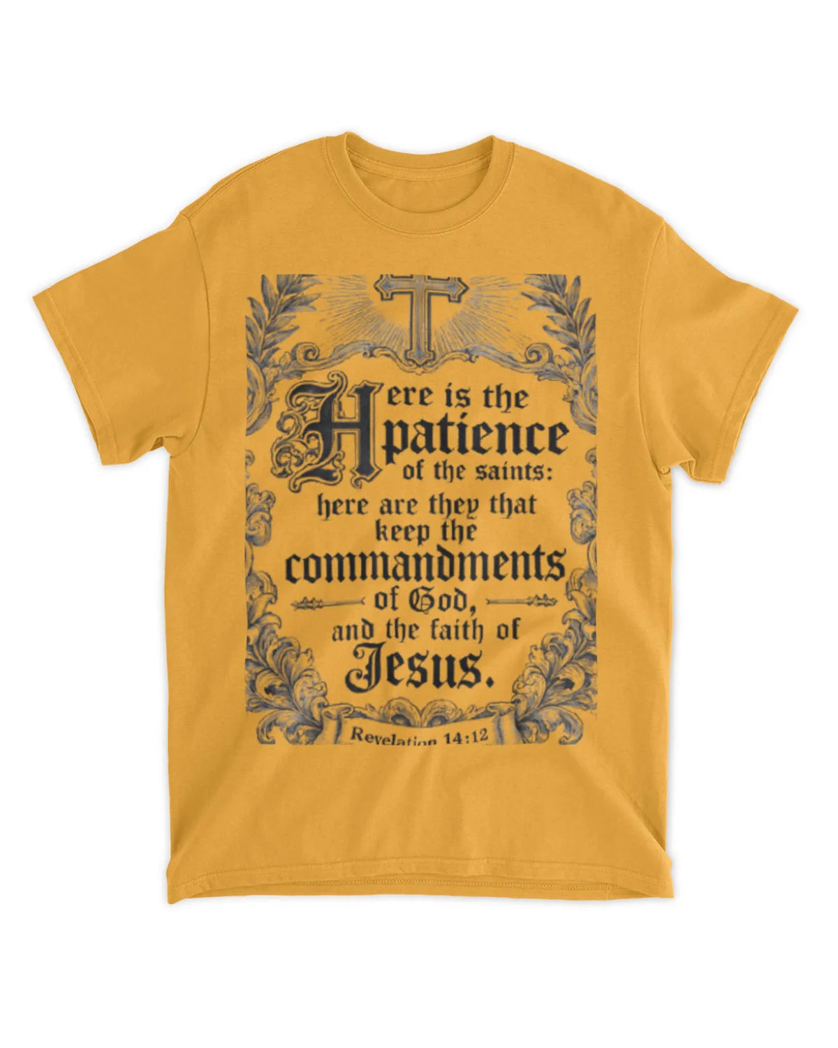 Revelation 14:12 T-Shirt Spiritual & Classic Tee