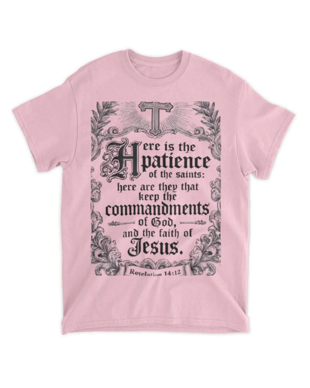 Revelation 14:12 T-Shirt Spiritual & Classic Tee