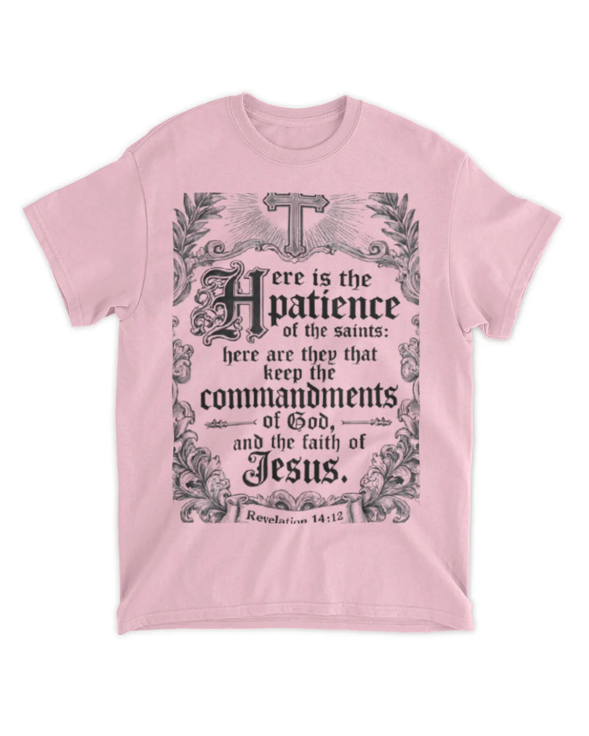 Revelation 14:12 T-Shirt Spiritual & Classic Tee