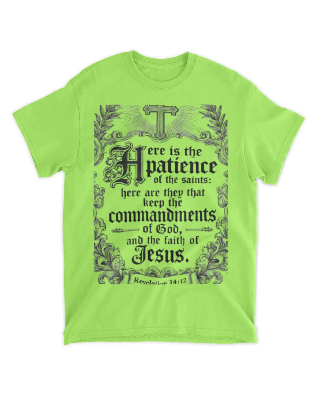 Revelation 14:12 T-Shirt Spiritual & Classic Tee
