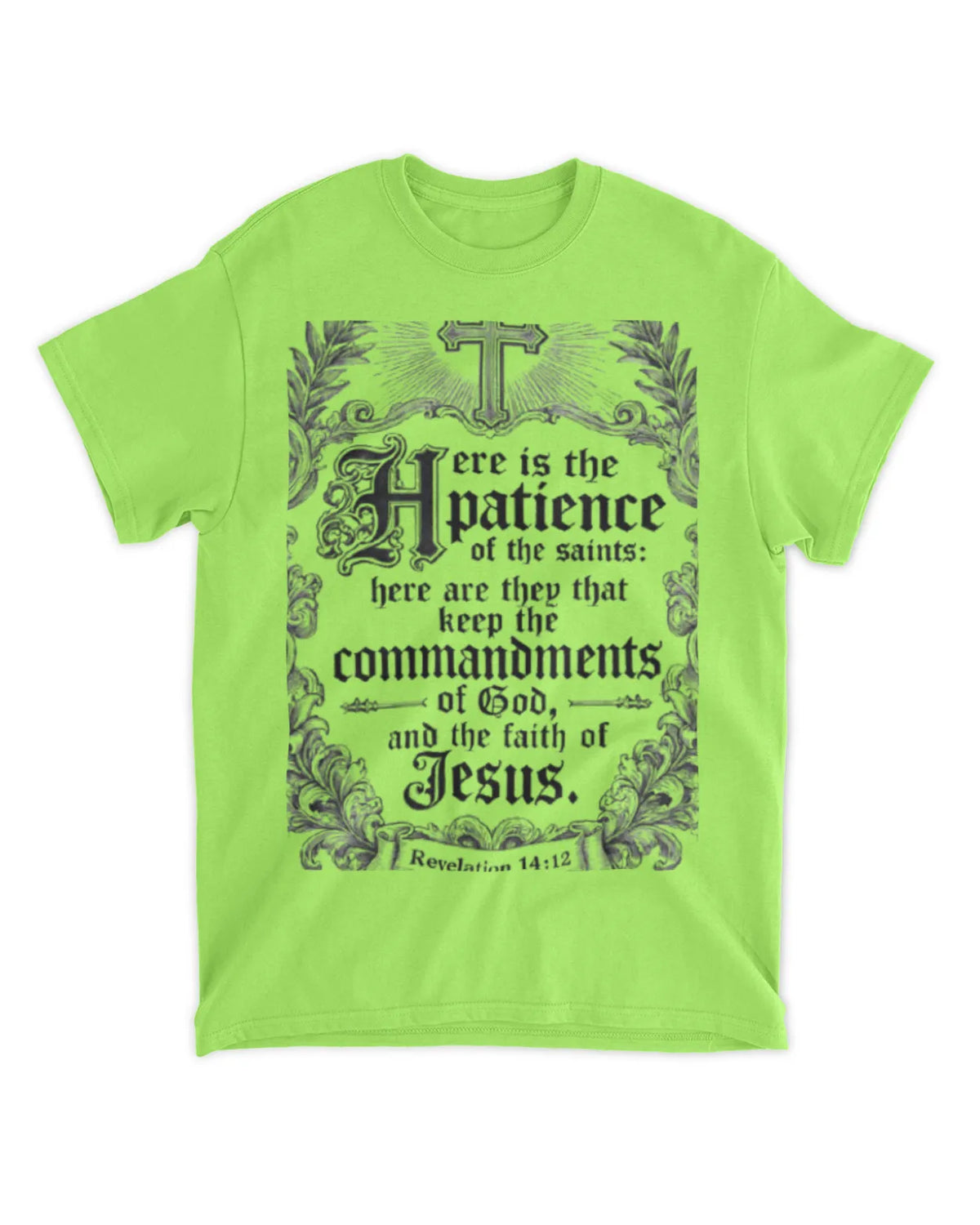 Revelation 14:12 T-Shirt Spiritual & Classic Tee