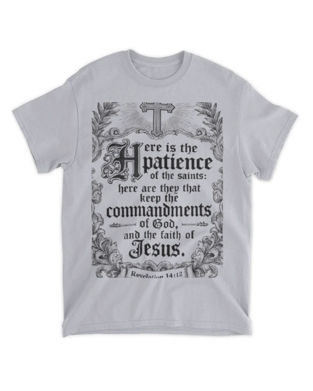 Revelation 14:12 T-Shirt Spiritual & Classic Tee