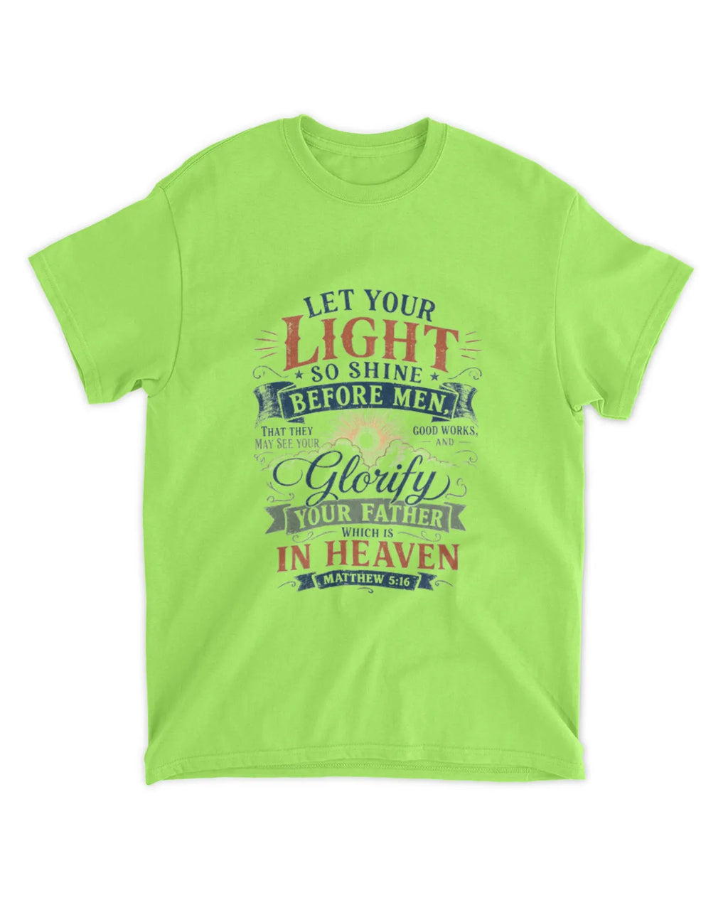 Matthew 5:16 t-shirt v1