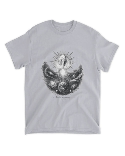 Genesis 1:1 T-Shirt In The Beginning Hand Drawn Tee