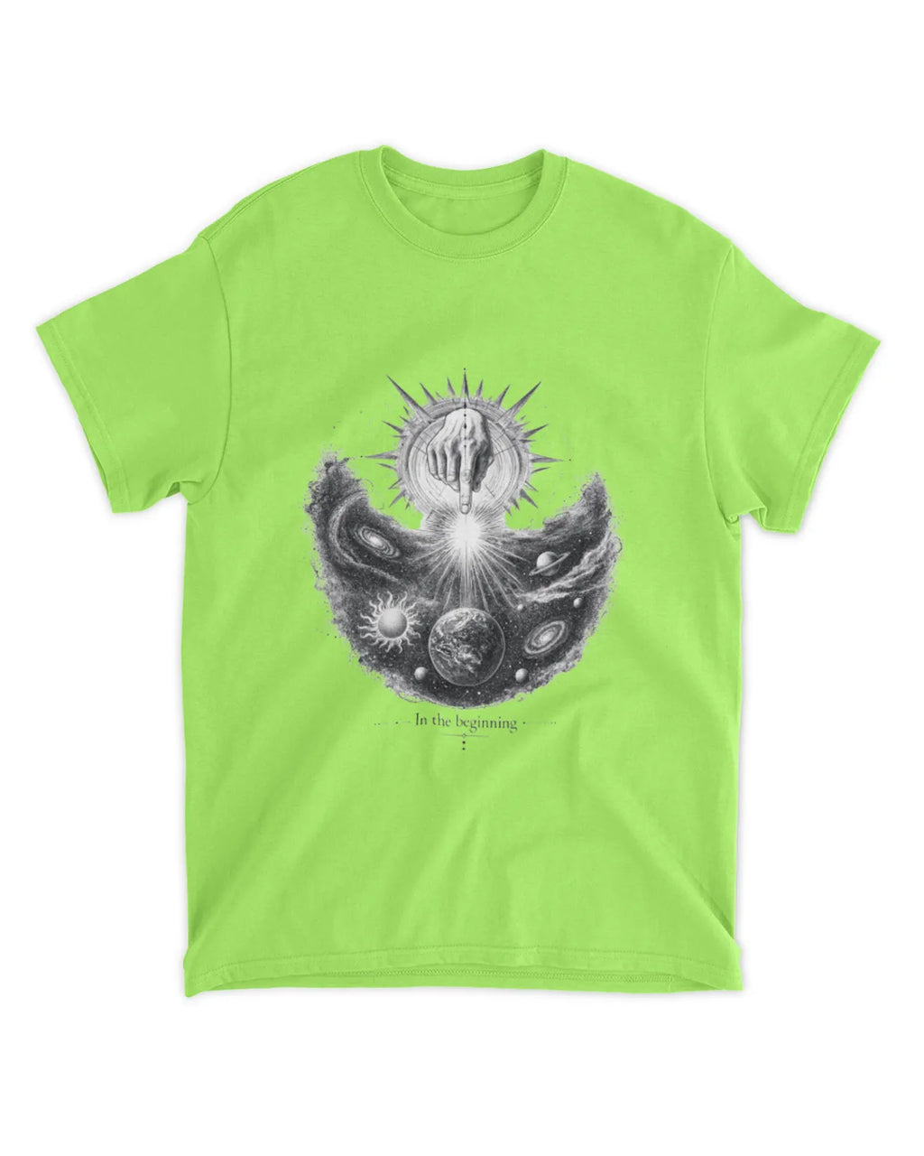 Genesis 1:1 T-Shirt In The Beginning Hand Drawn Tee
