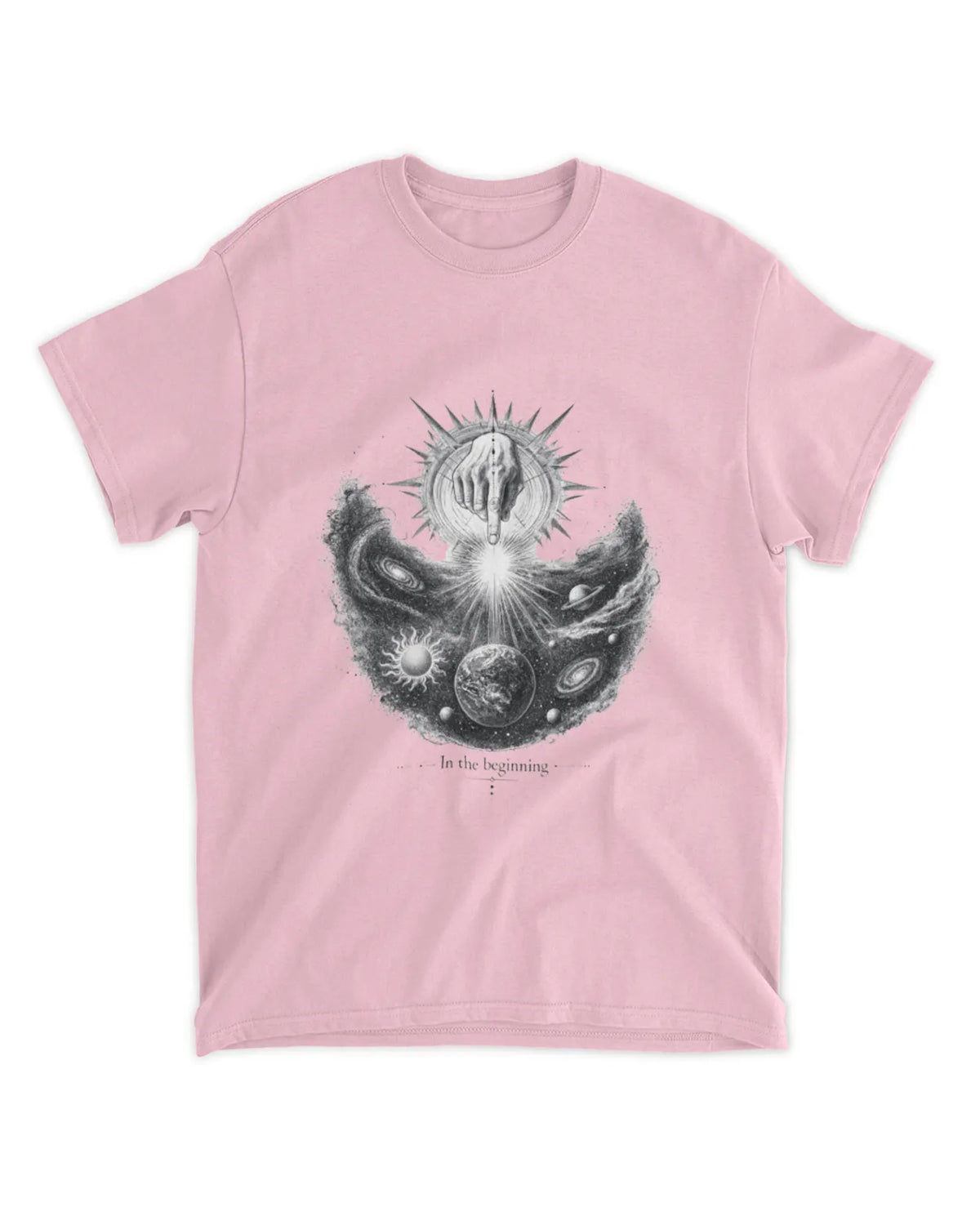 Genesis 1:1 T-Shirt In The Beginning Hand Drawn Tee