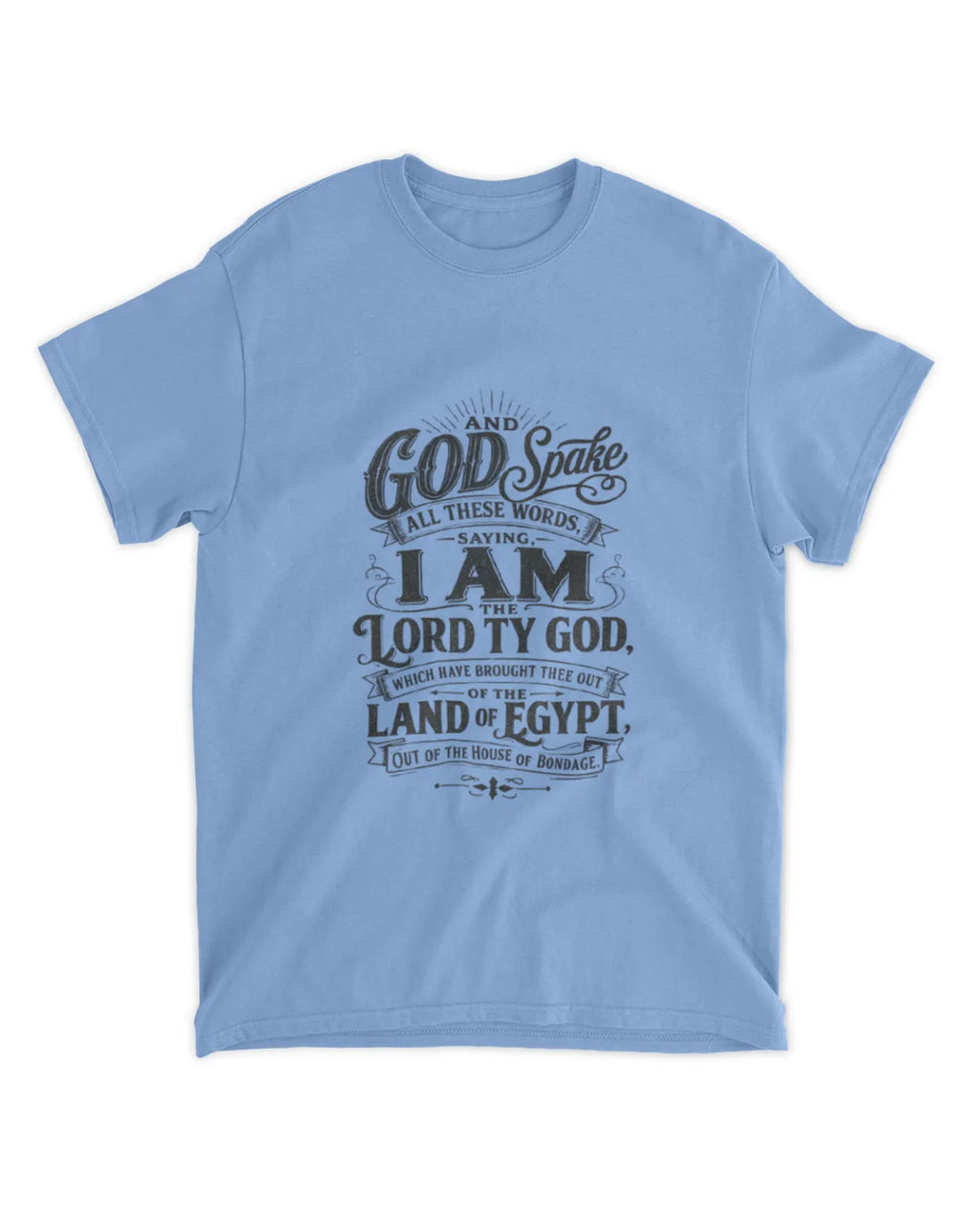 Exodus 20:1 t-shirt vintage v4