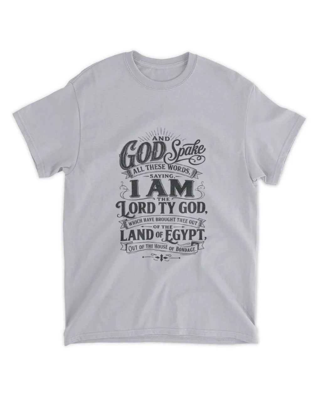 Exodus 20:1 t-shirt vintage v4