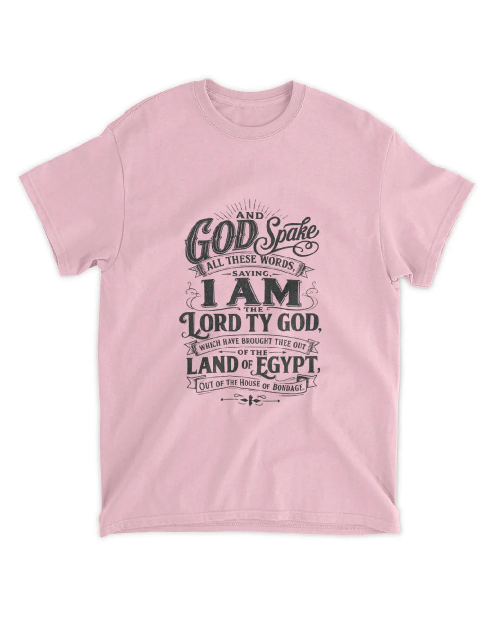 Exodus 20:1 t-shirt vintage v4