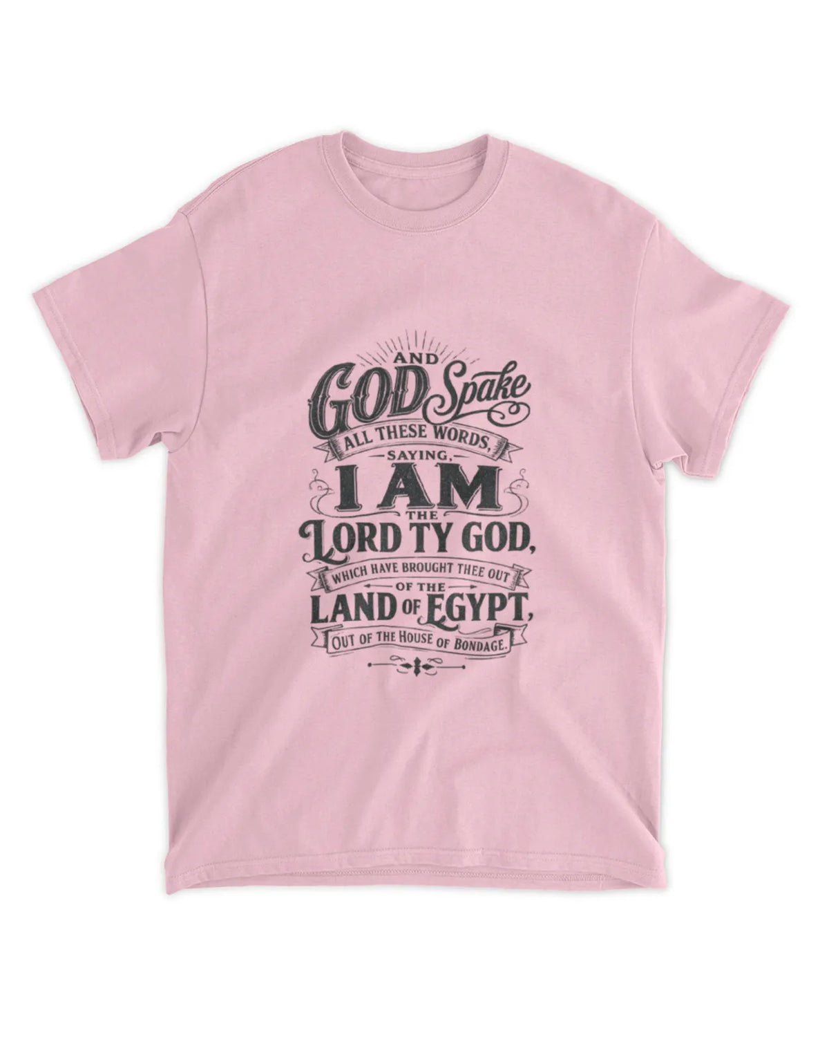 Exodus 20:1 t-shirt vintage v4