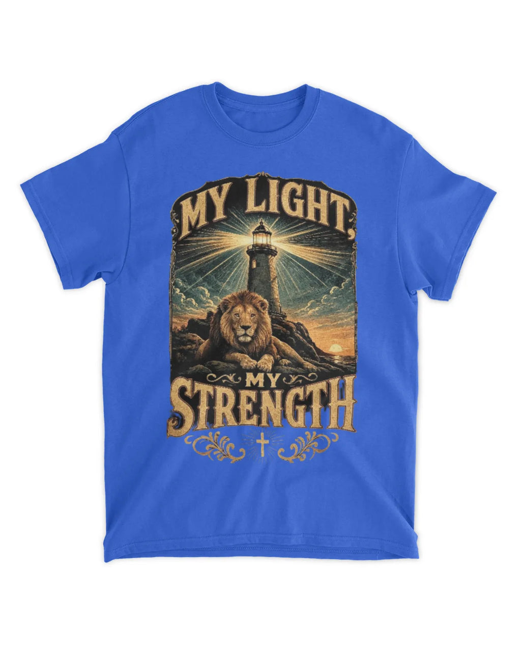 Psalm 27:1 t-shirt v4