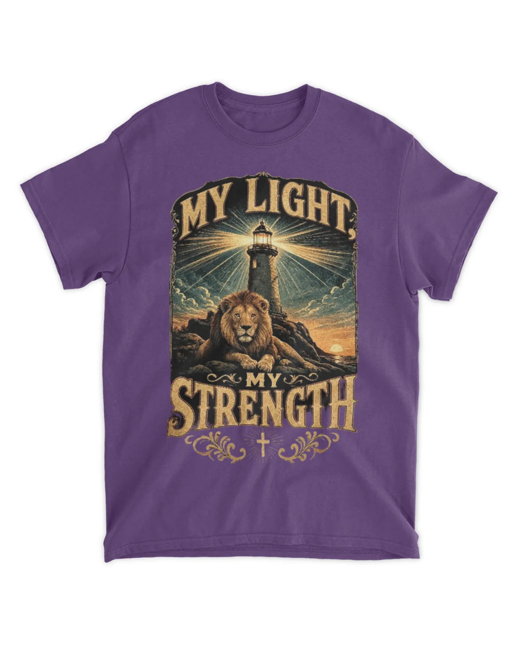Psalm 27:1 t-shirt v4