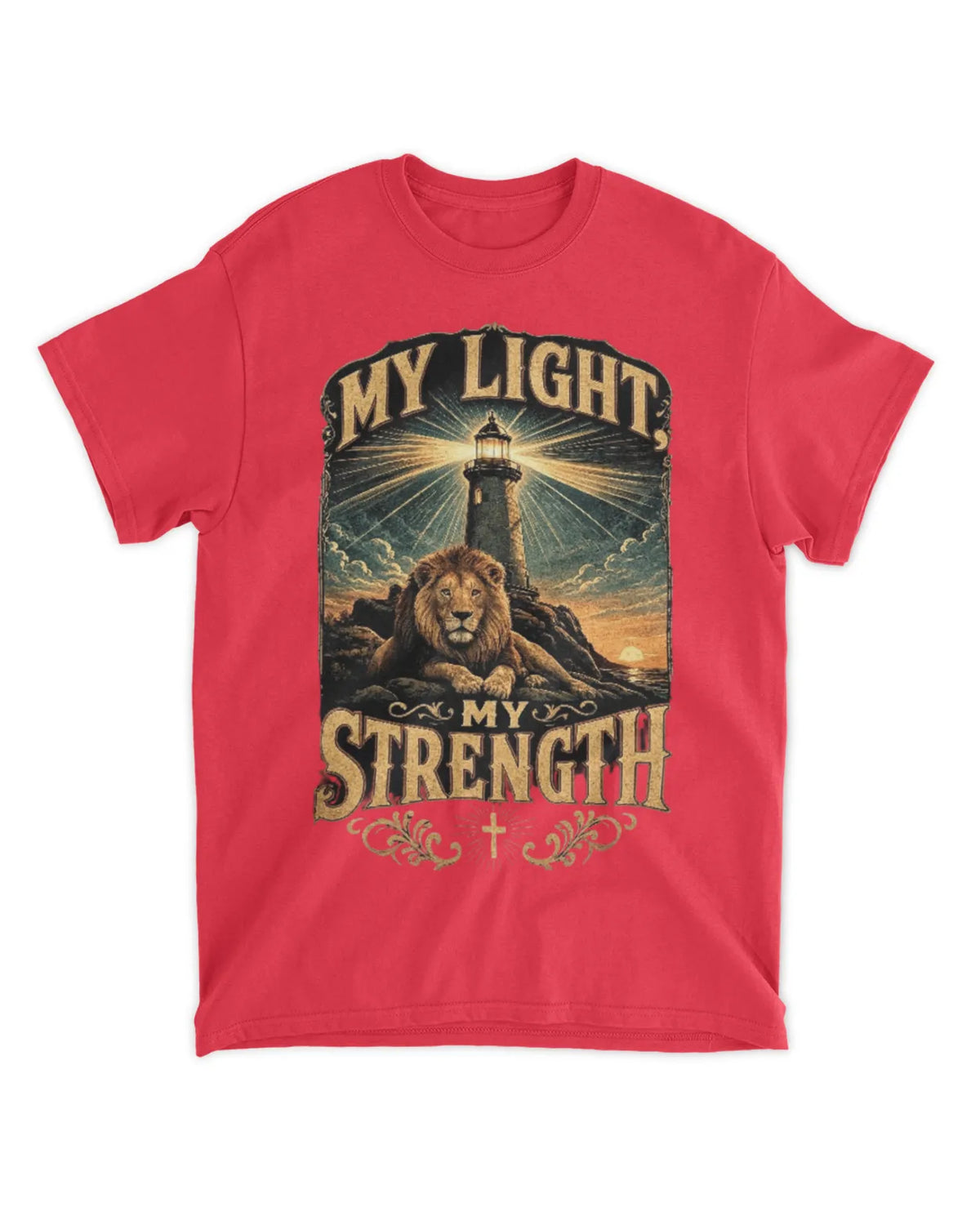 Psalm 27:1 t-shirt v4