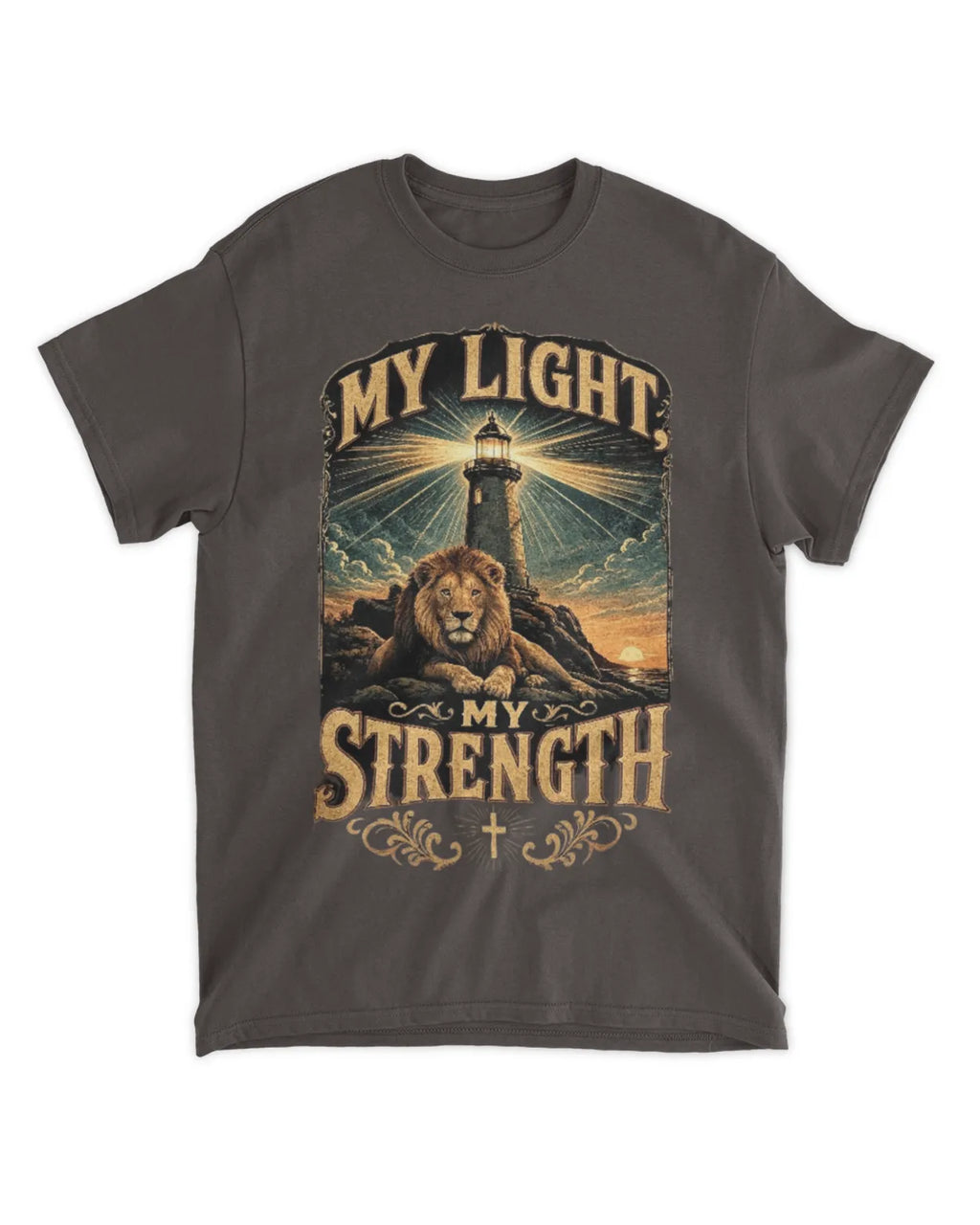 Psalm 27:1 t-shirt v4
