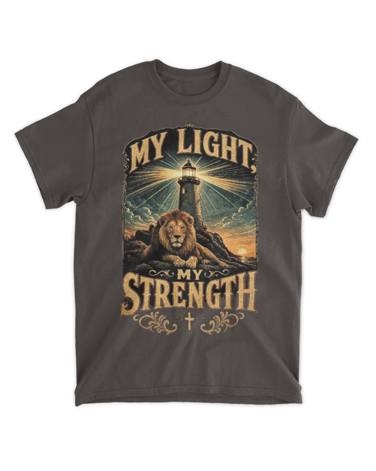 Psalm 27:1 t-shirt v4