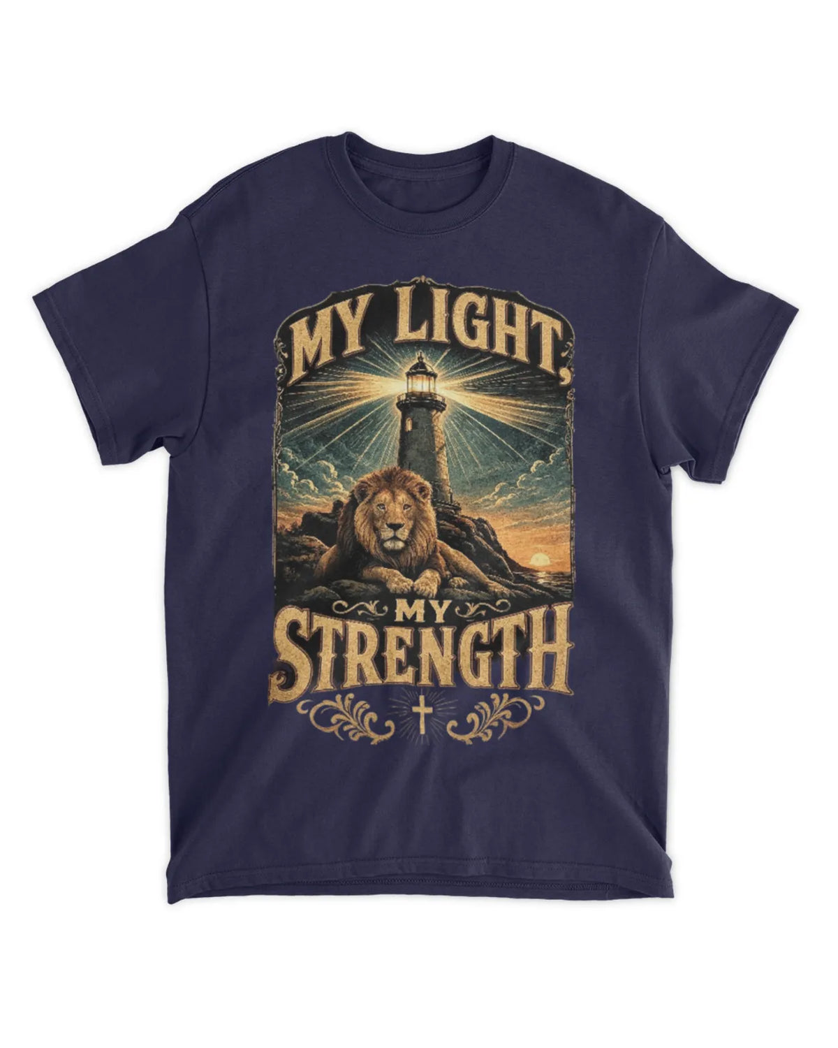 Psalm 27:1 t-shirt v4