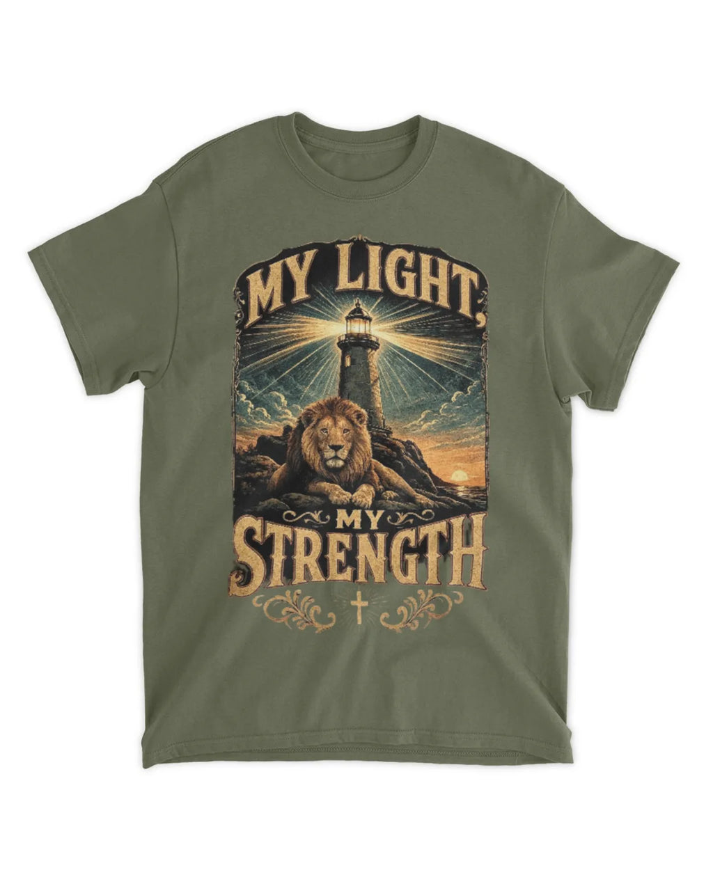 Psalm 27:1 t-shirt v4