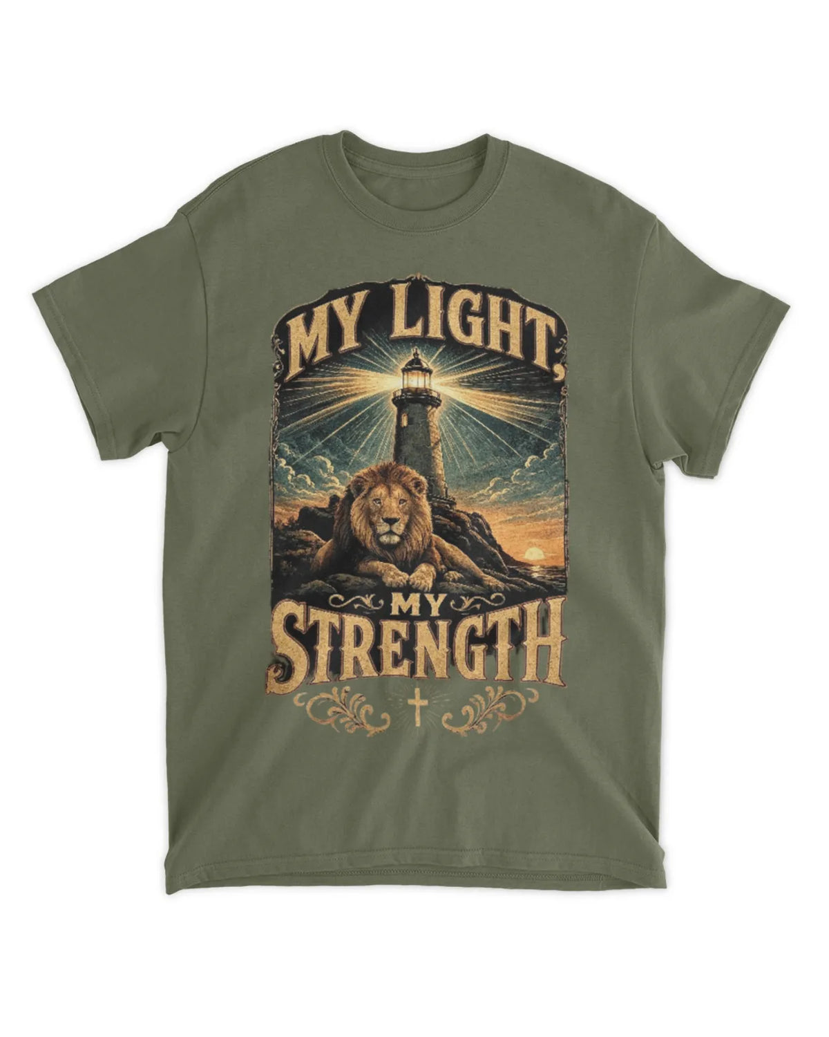 Psalm 27:1 t-shirt v4
