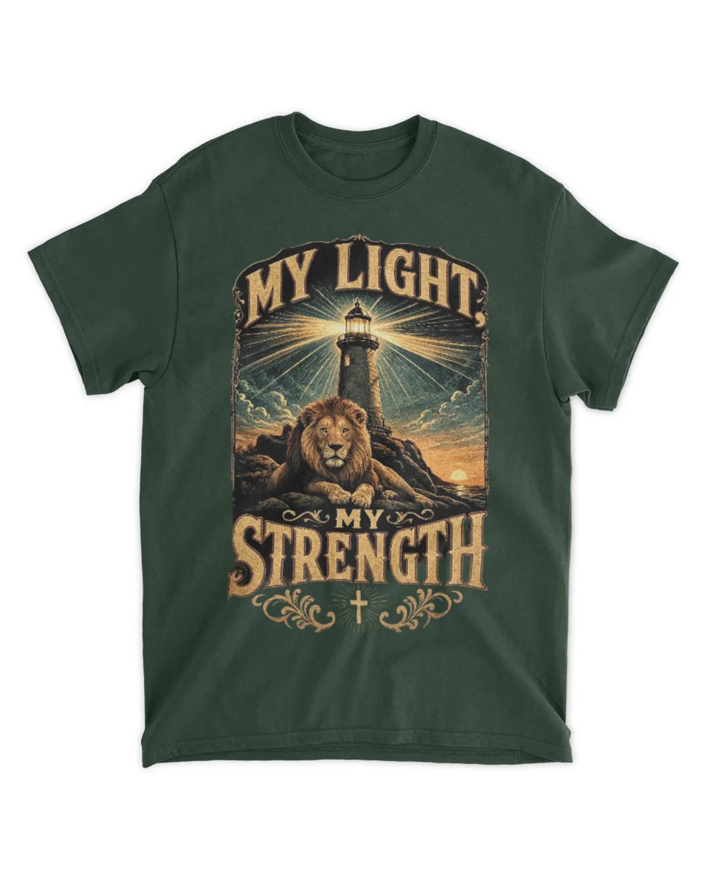 Psalm 27:1 t-shirt v4