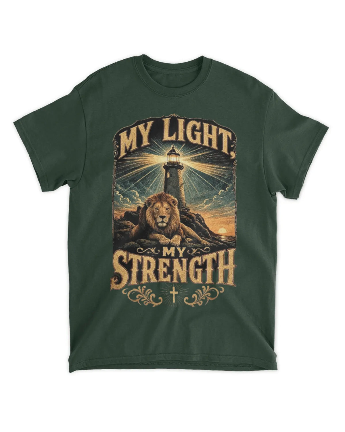 Psalm 27:1 t-shirt v4