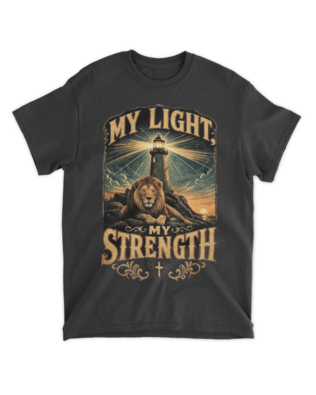 Psalm 27:1 t-shirt v4