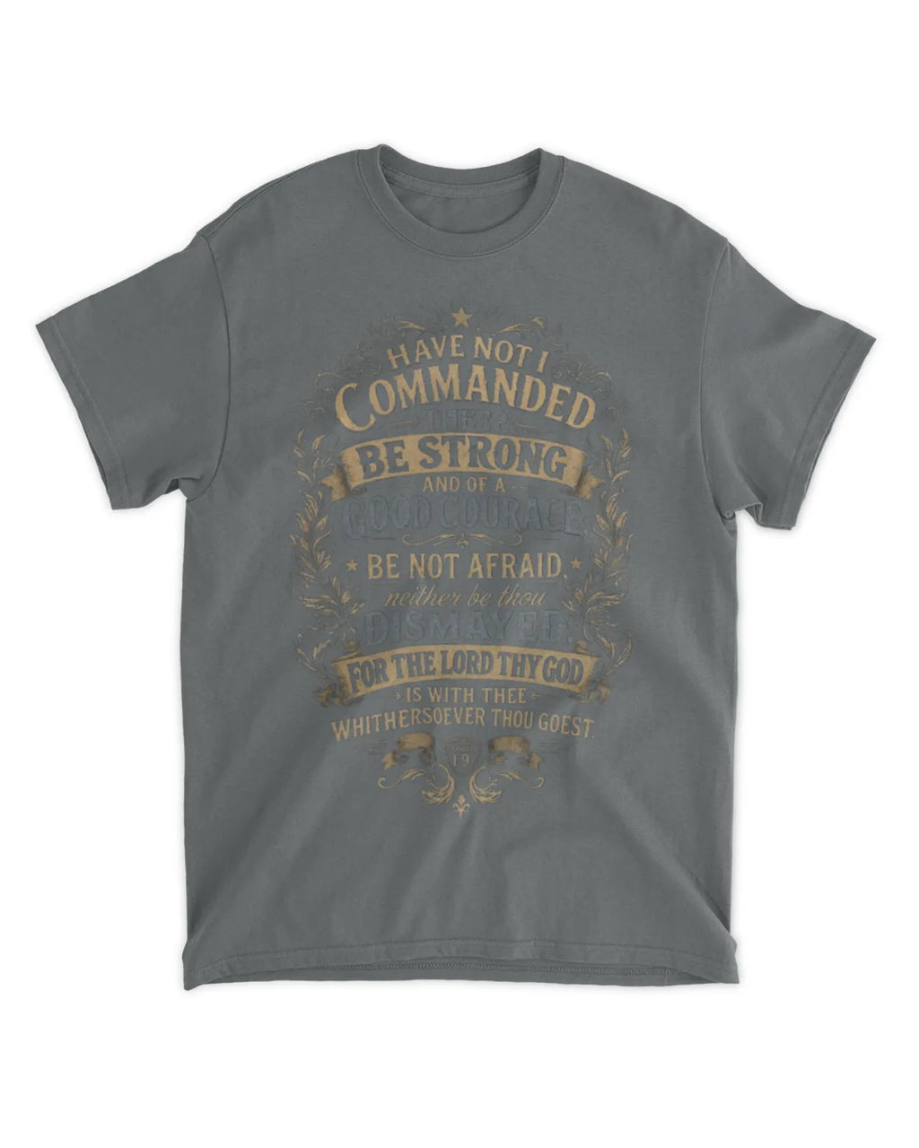 Joshua 1:9 t-shirt vintage v2