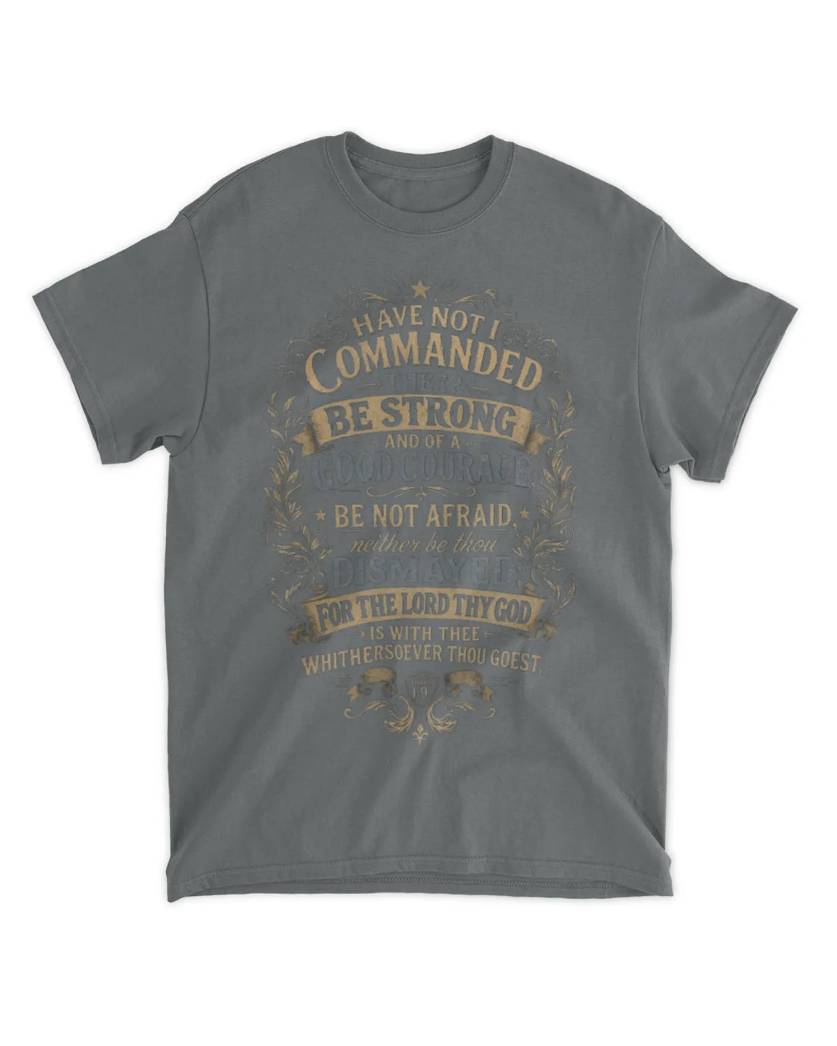 Joshua 1:9 t-shirt vintage v2
