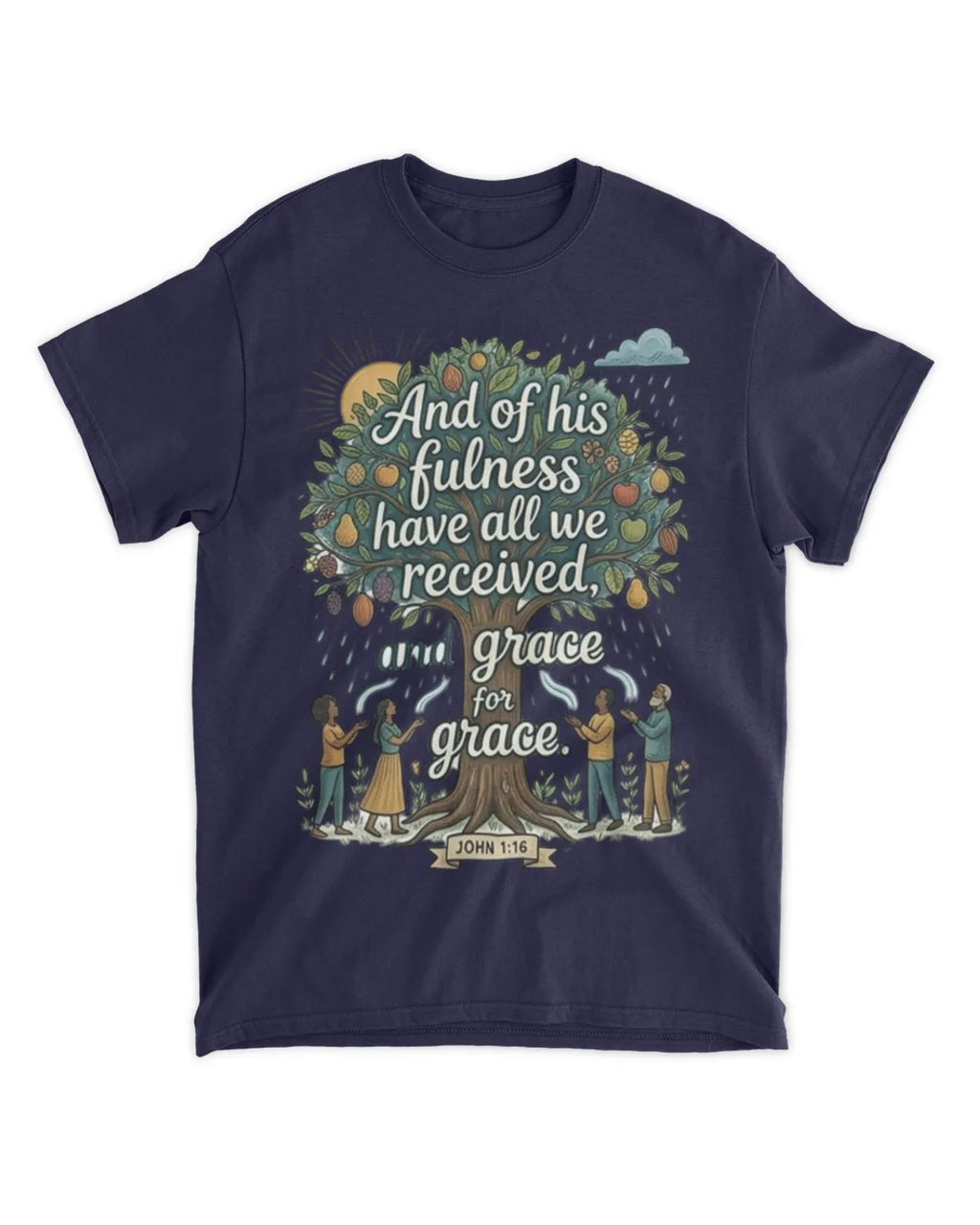 Johannes 1,16 T-Shirt