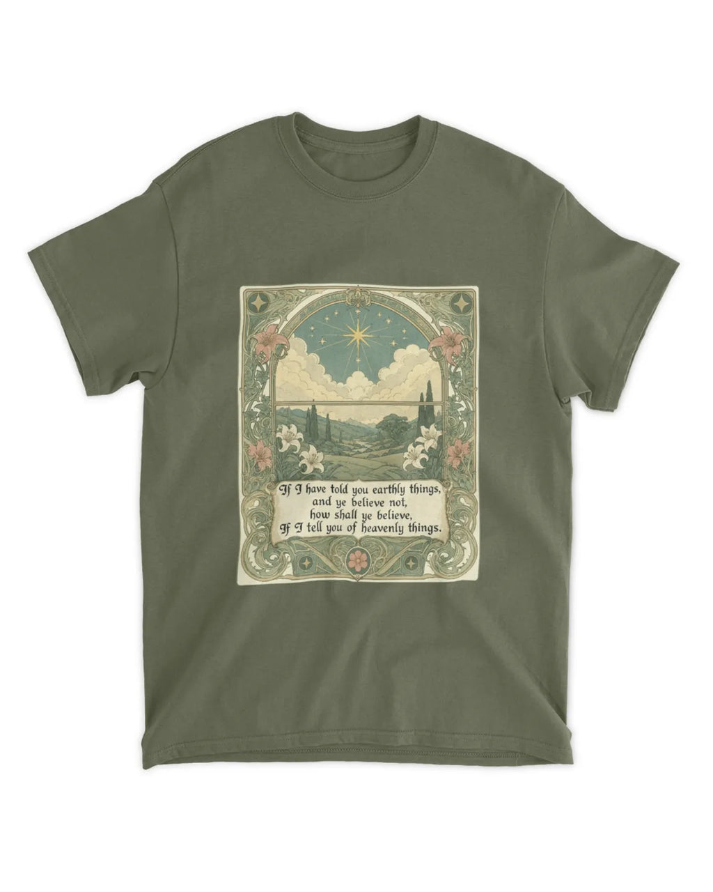 Camiseta de Juan 3:12