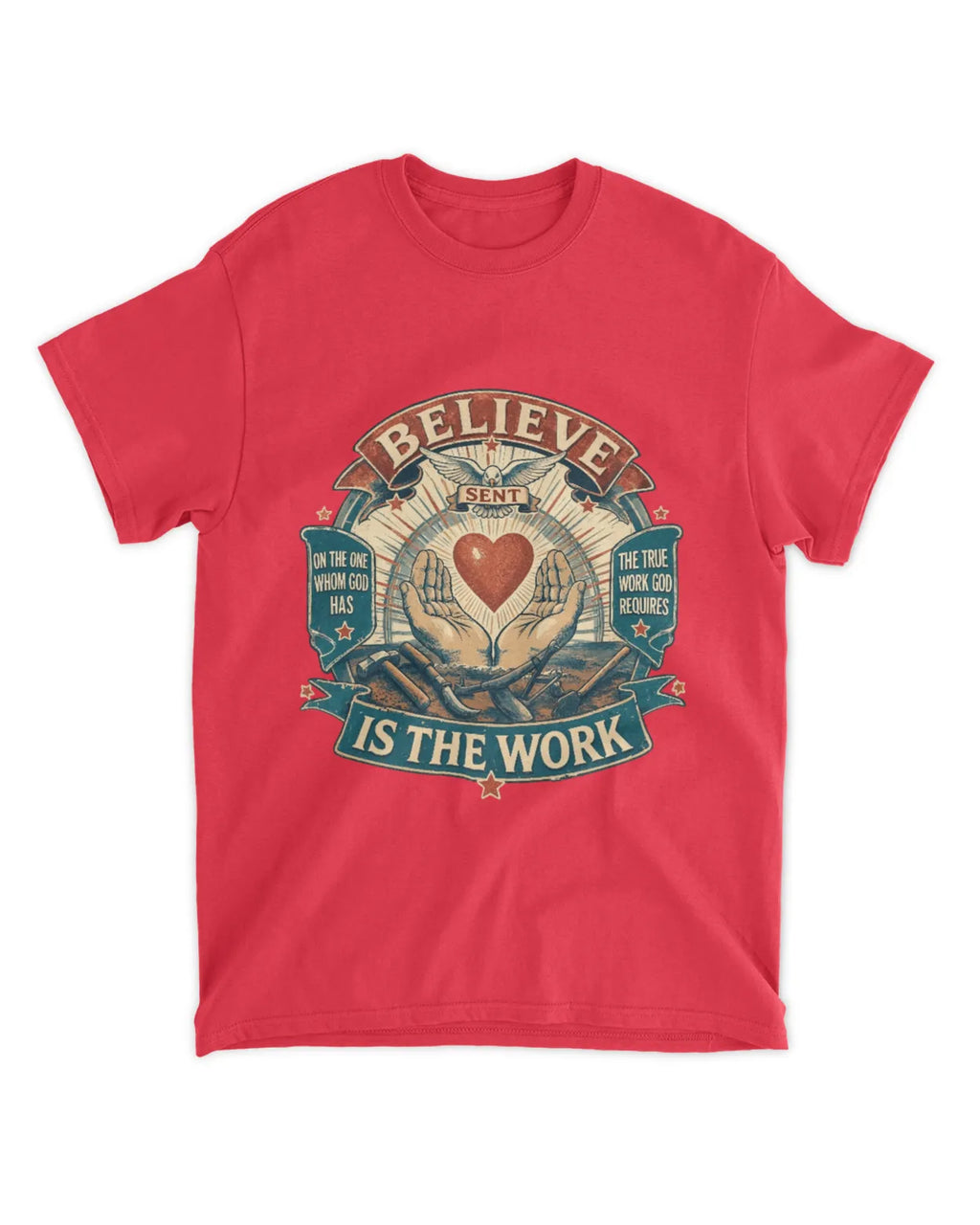 Johannes 6,29b T-Shirt