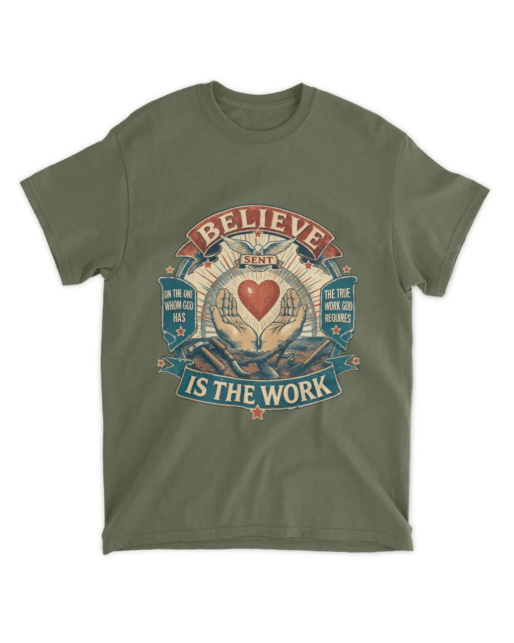 Johannes 6,29b T-Shirt
