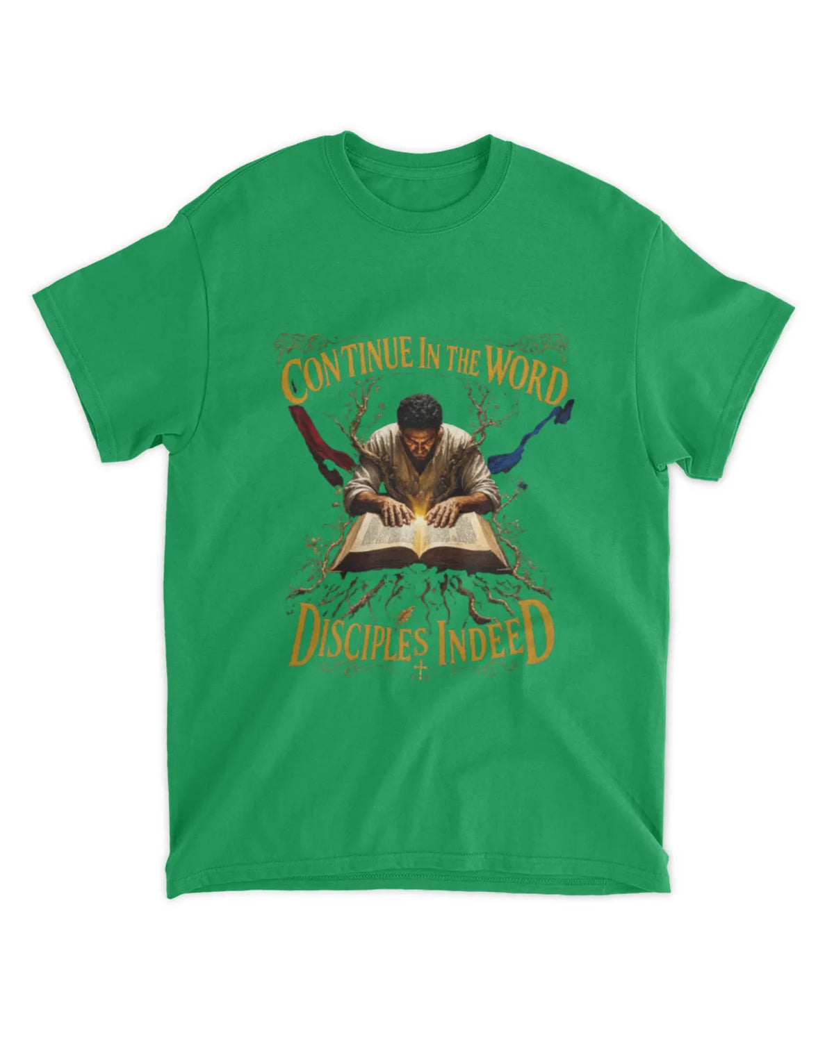 John 8:31 t-shirt Disciples Indeed Neo-Baroque Tee