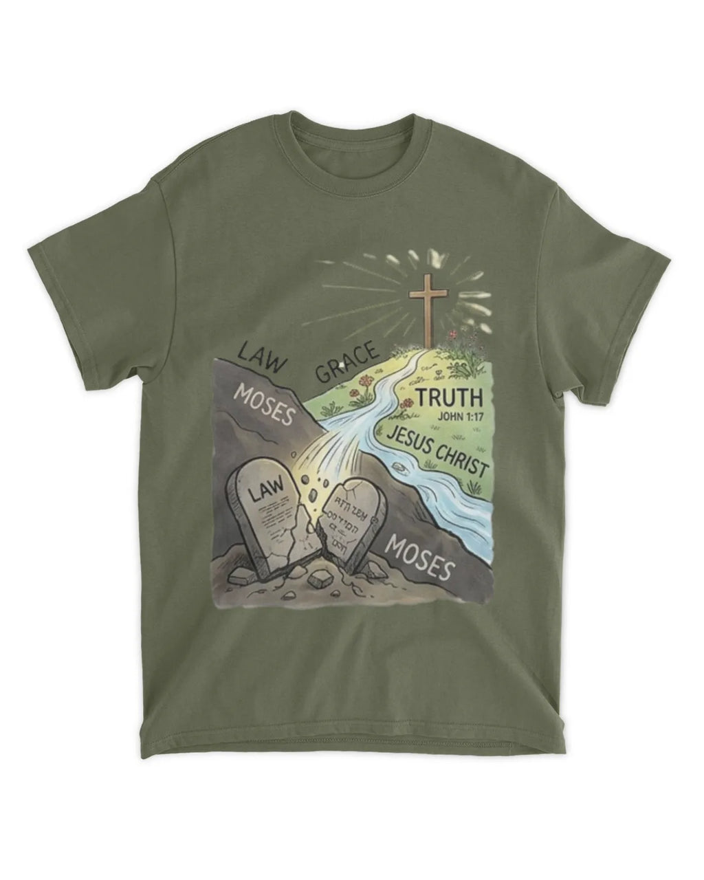 John 1:17b t-shirt