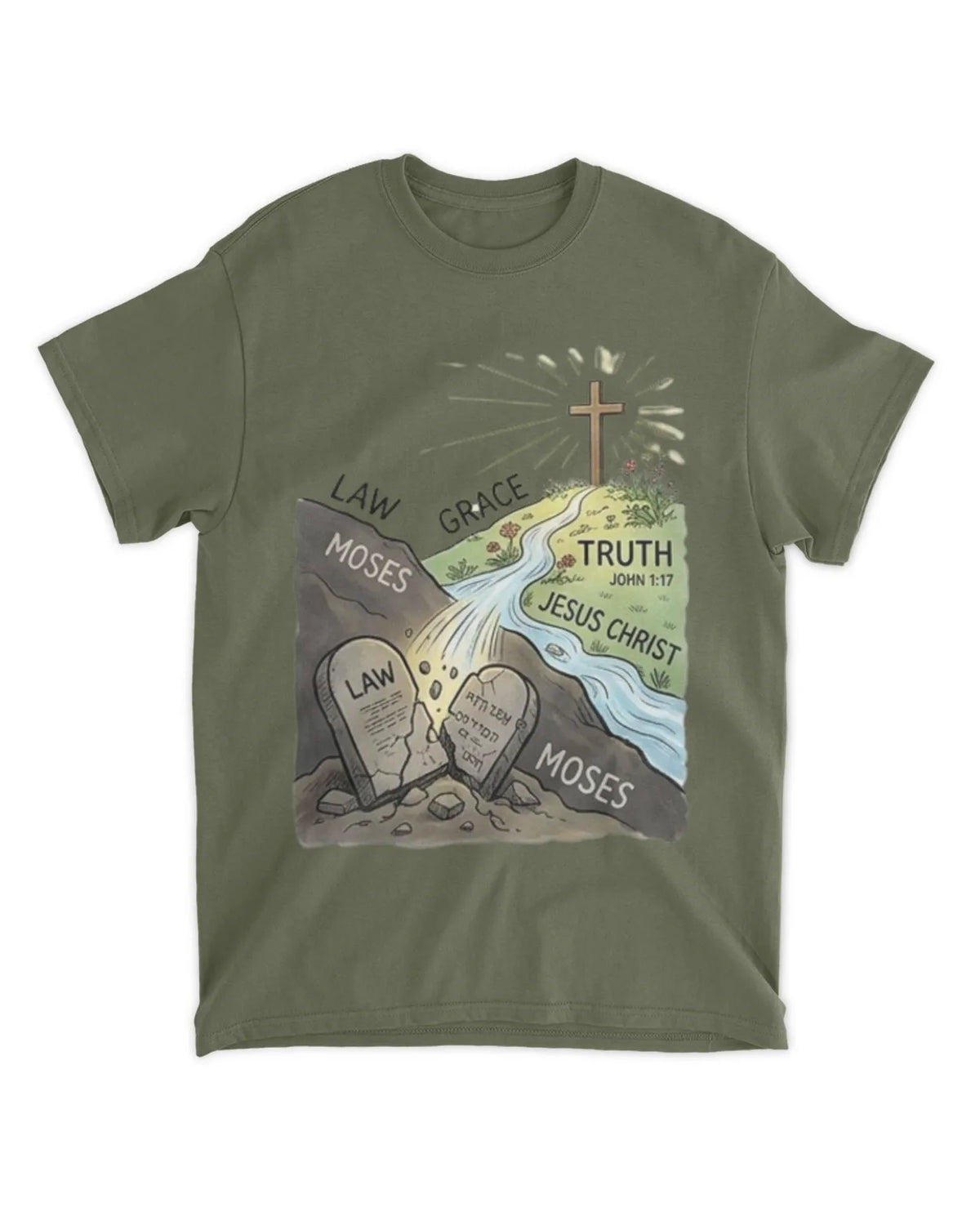 John 1:17b t-shirt