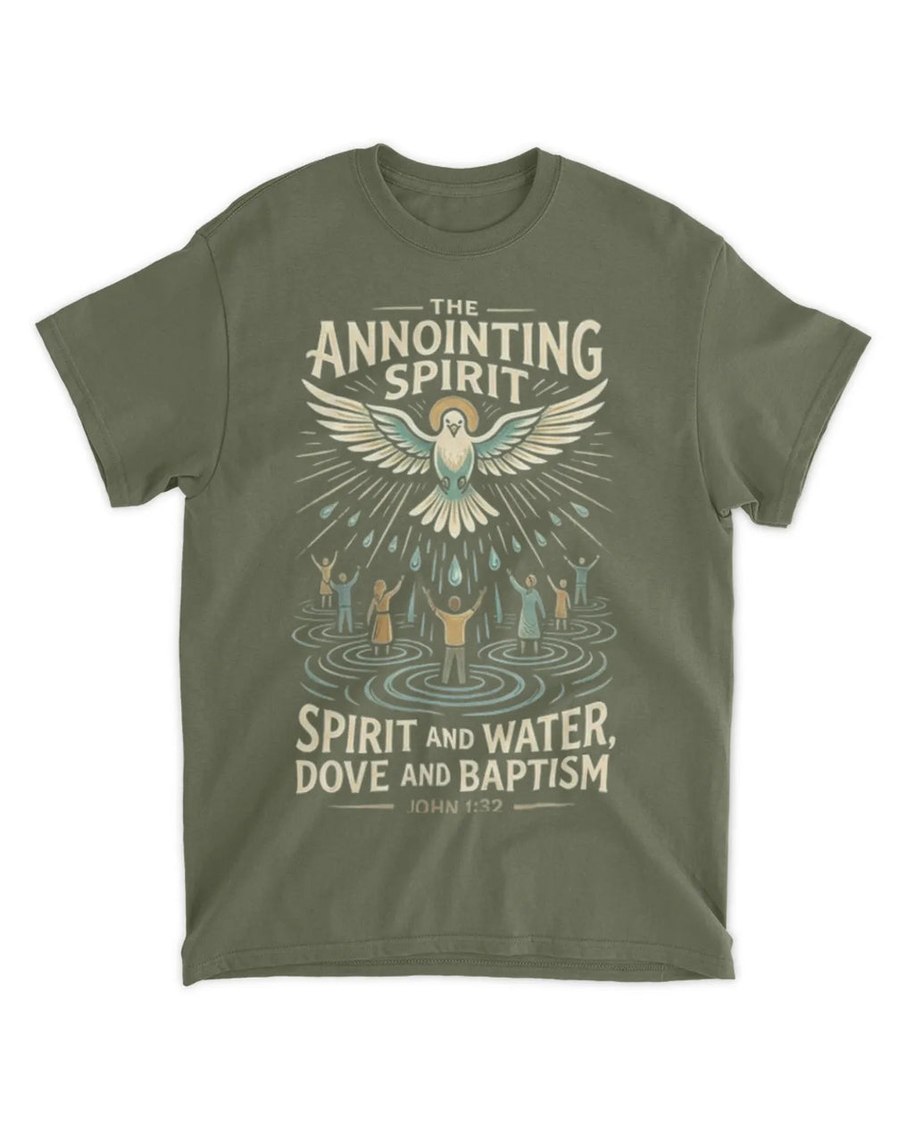 Johannes 1,32b T-Shirt