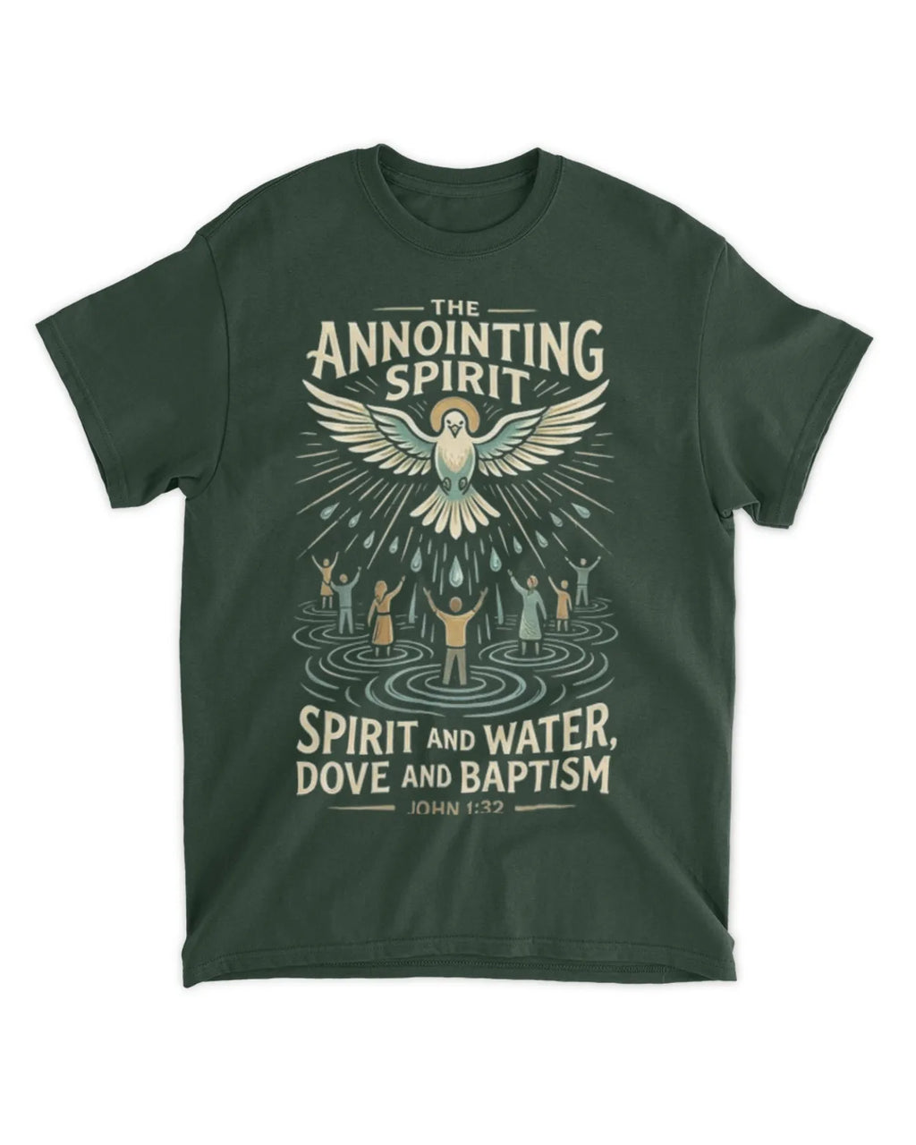 Johannes 1,32b T-Shirt