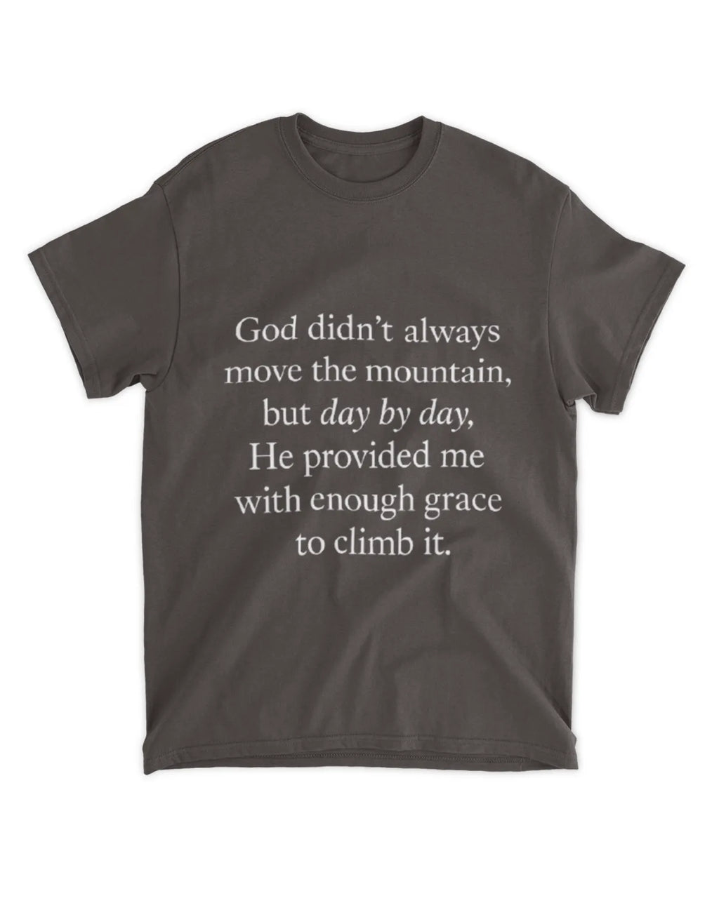 Grace To Climb T-Shirt Quote Tee Gift