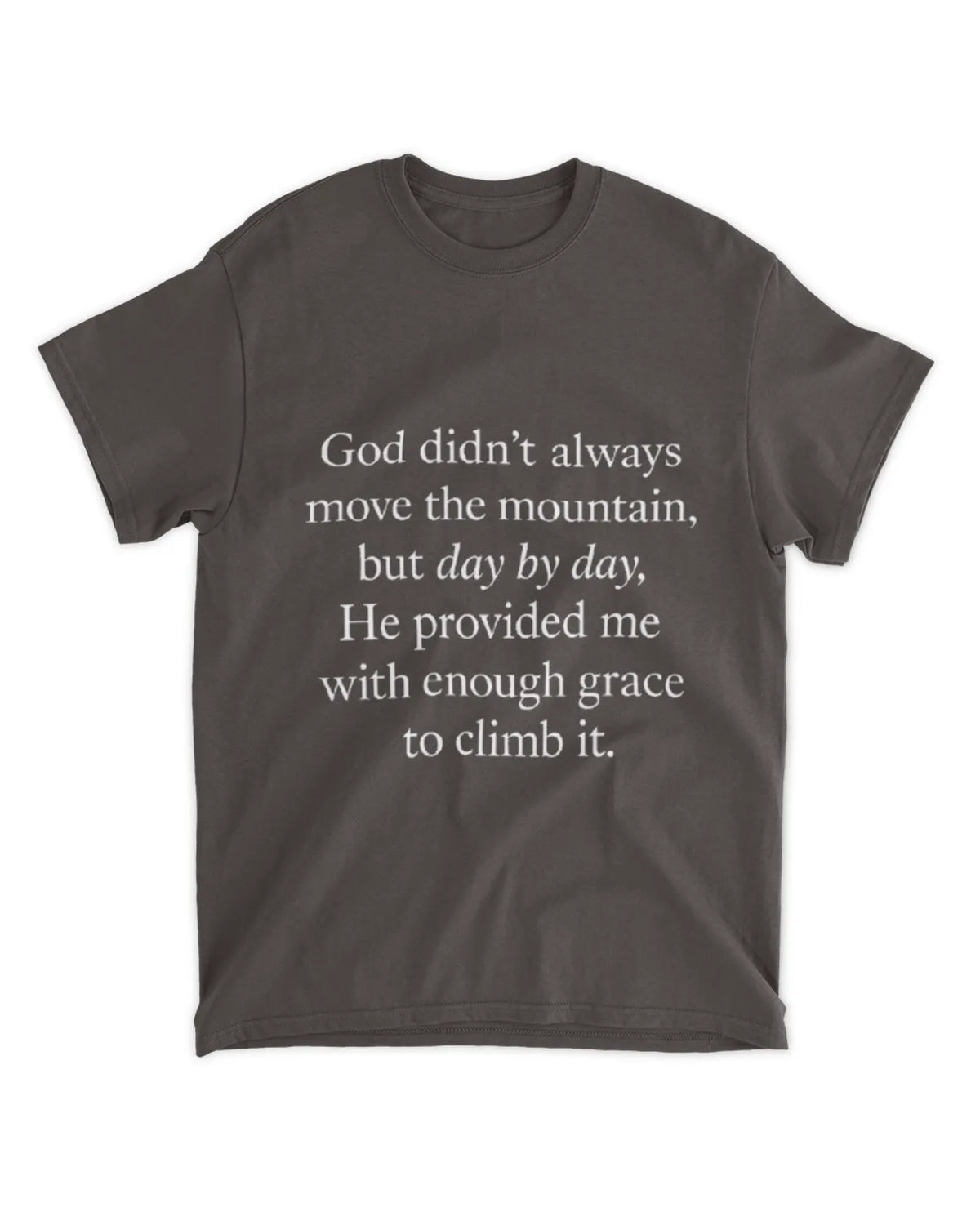 Grace To Climb T-Shirt Quote Tee Gift