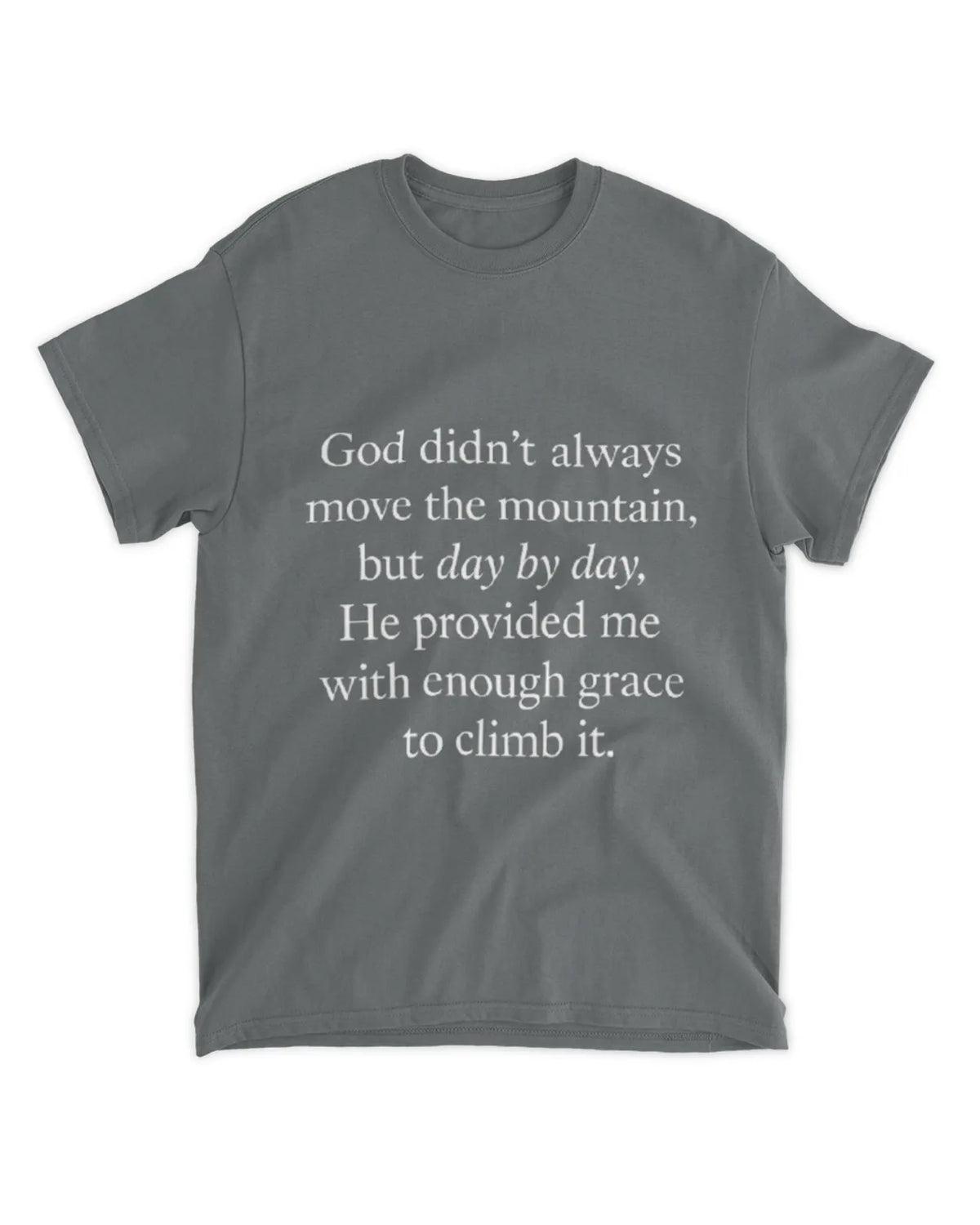 Grace To Climb T-Shirt Quote Tee Gift