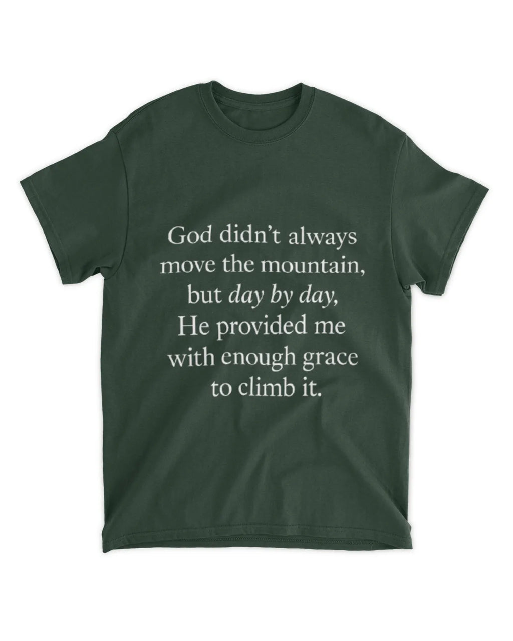 Grace To Climb T-Shirt Quote Tee Gift