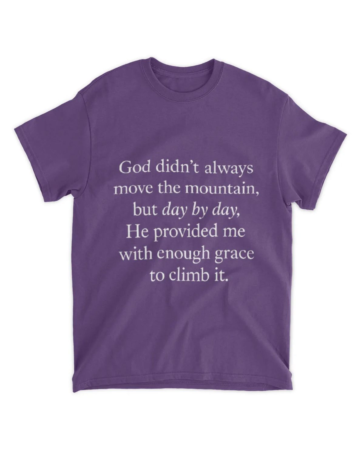 Grace To Climb T-Shirt Quote Tee Gift
