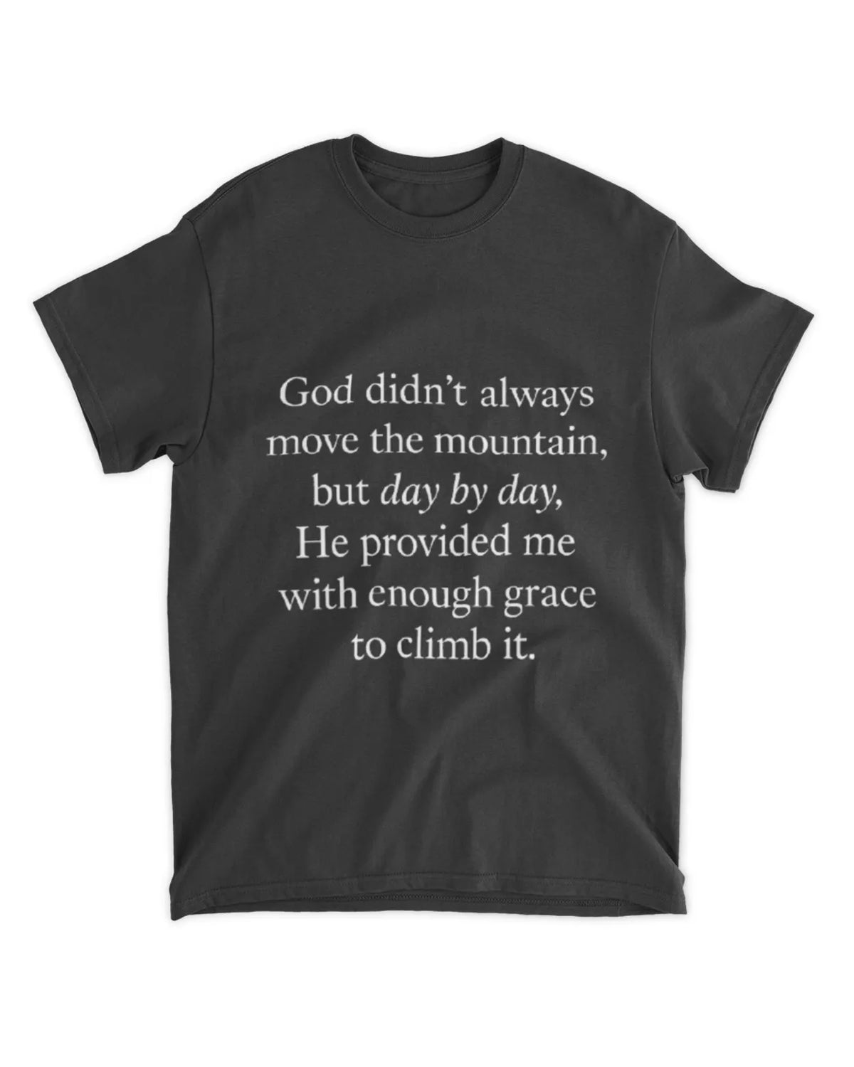 Grace To Climb T-Shirt Quote Tee Gift