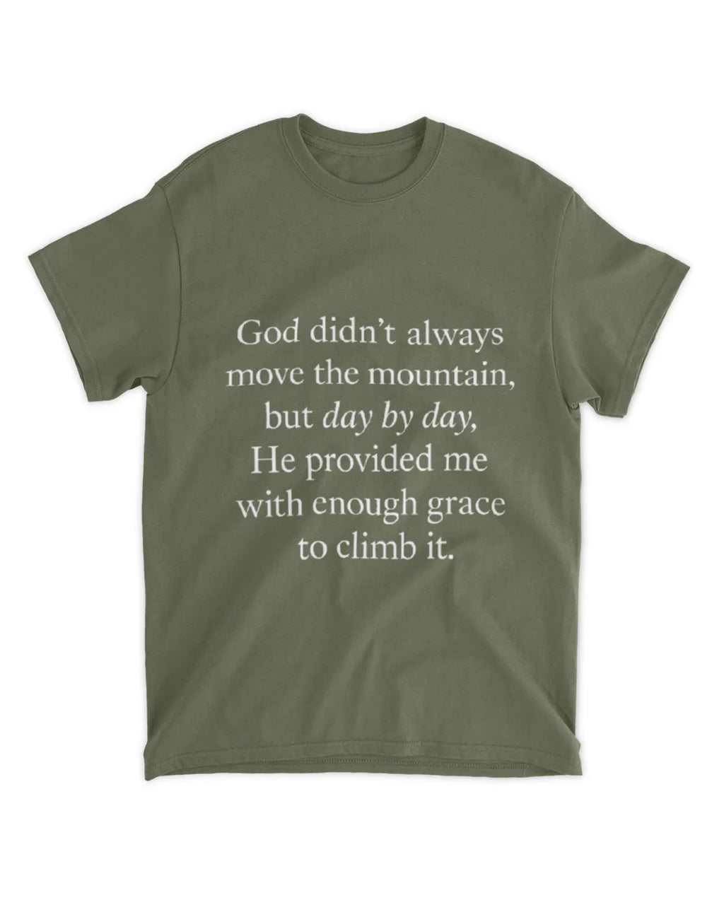 Grace To Climb T-Shirt Quote Tee Gift