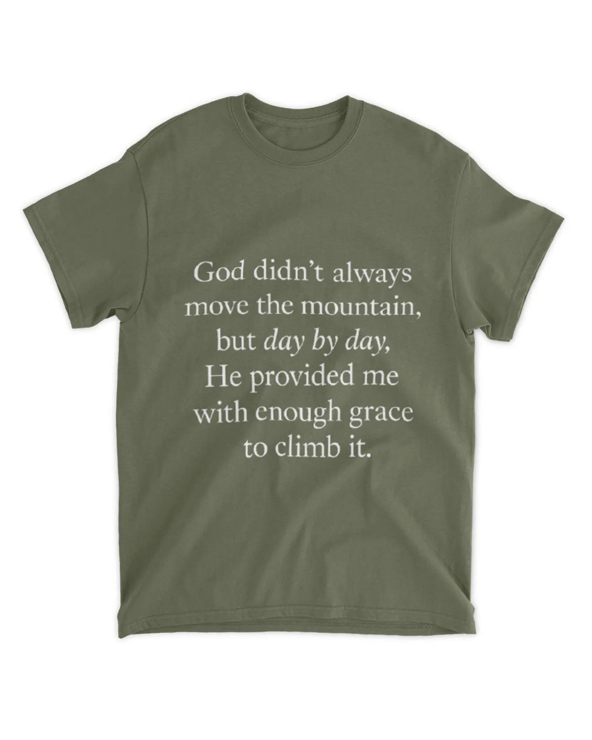 Grace To Climb T-Shirt Quote Tee Gift