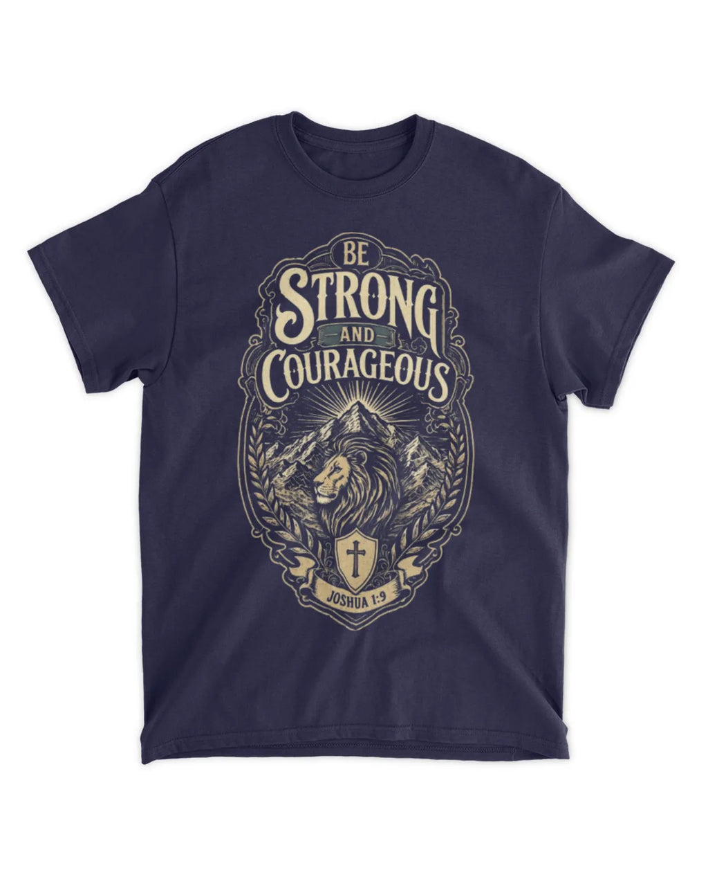 Joshua 1:9 t-shirt vintage v1