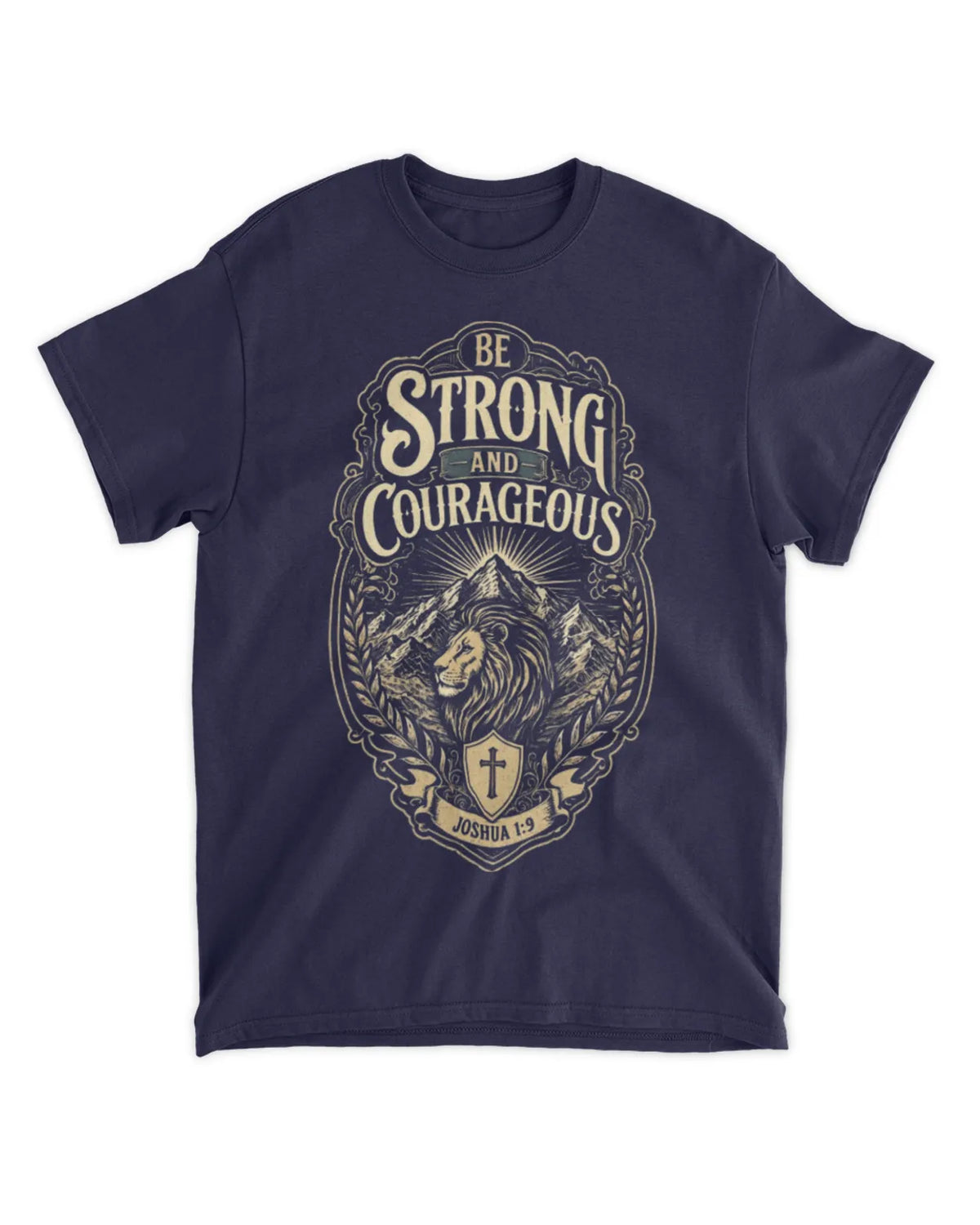 Joshua 1:9 t-shirt vintage v1
